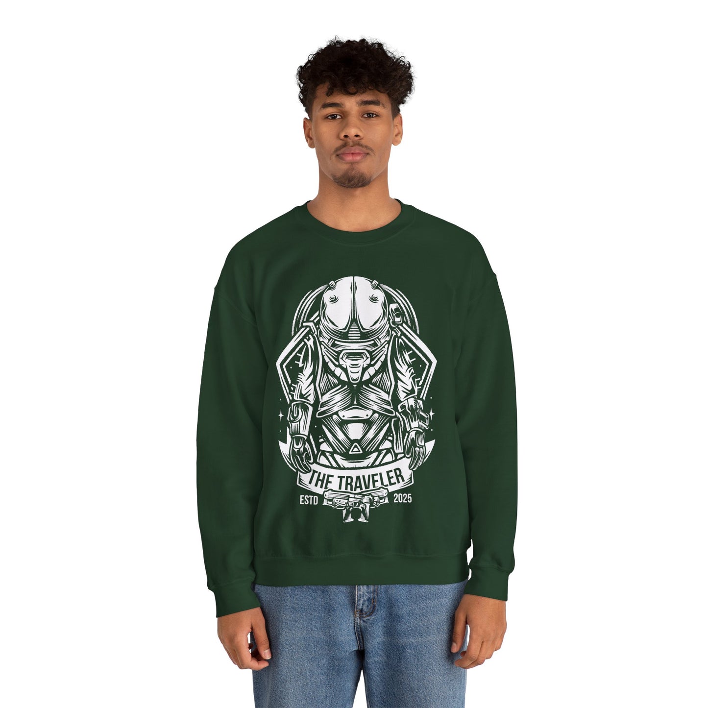 The Traveler - Cronos The New Dawn Video Game Unisex Crewneck Sweatshirt