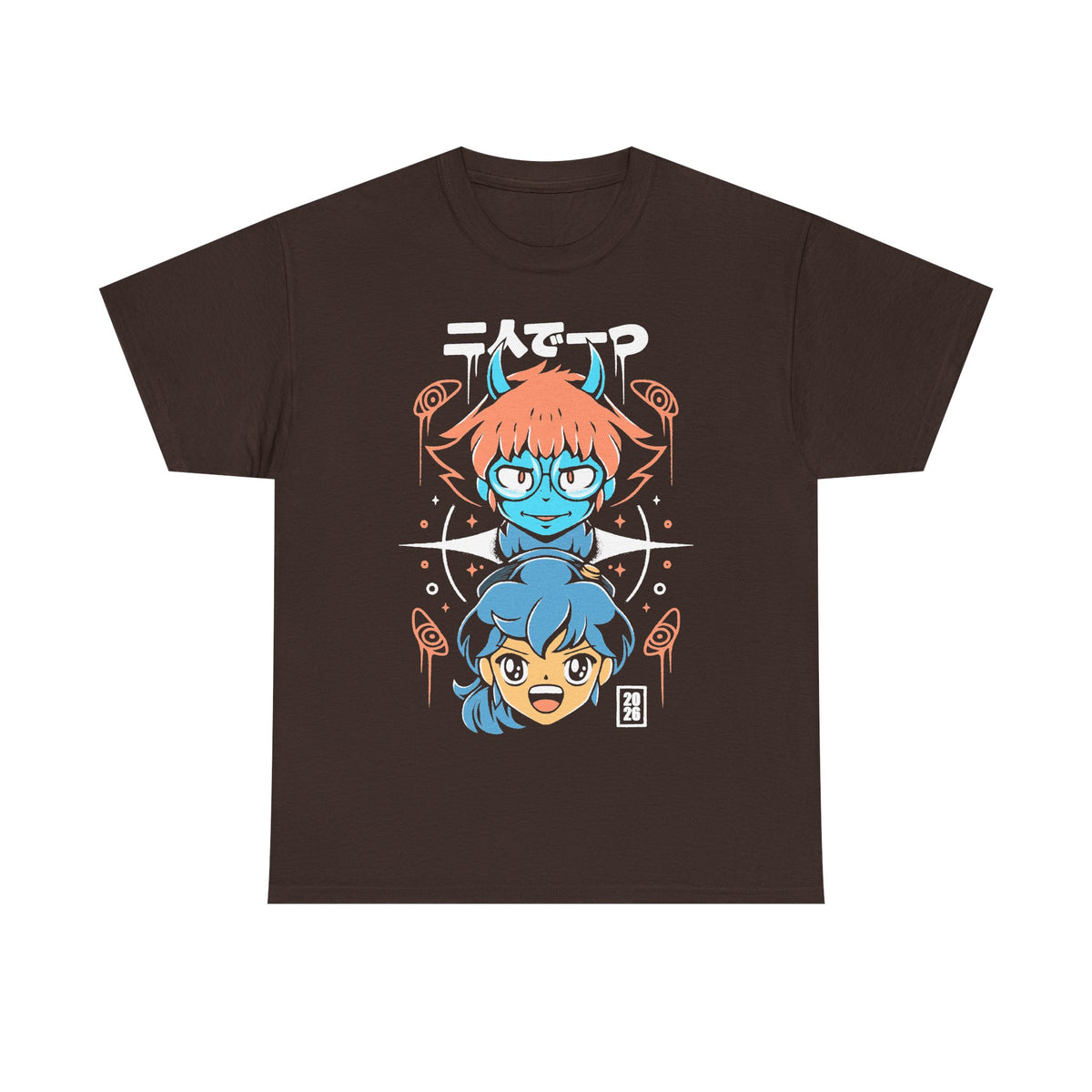 Orbitals inseparable explorers t-shirt featuring Maki and Omura