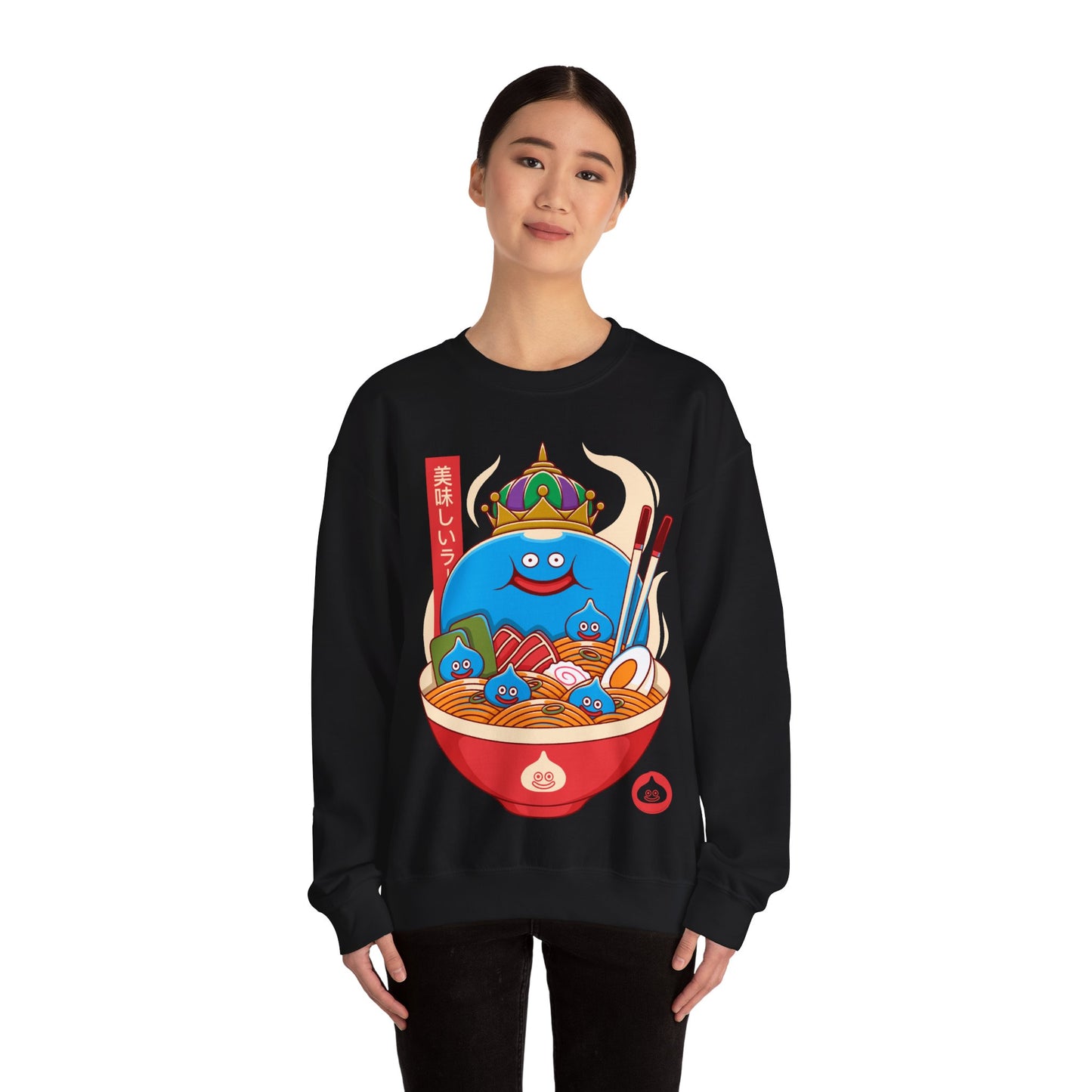 King Slime Ramen Dragon Quest Rpg Games Unisex Crewneck Sweatshirt
