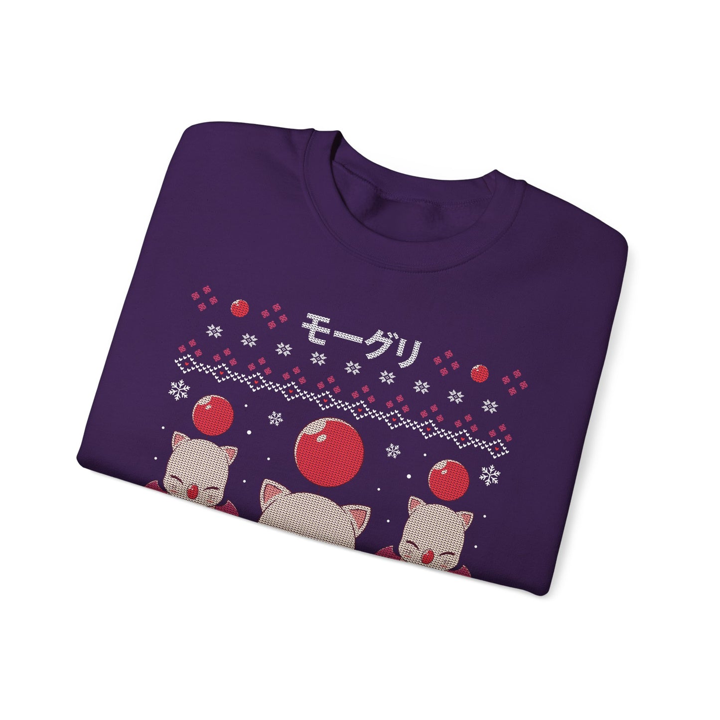 Moogle Kupo! Xmas Unisex Crewneck Sweatshirt - Final Fantasy Ugly Christmas Sweater