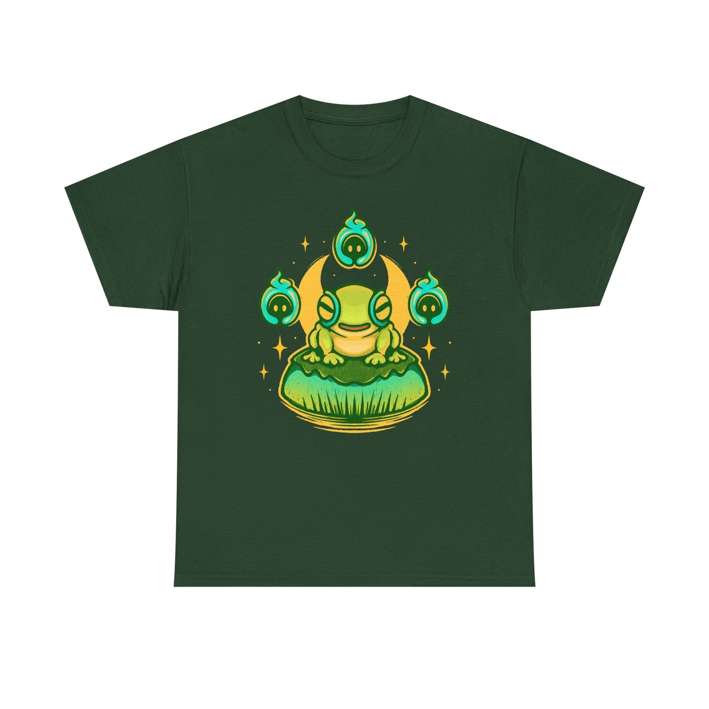 Hades II t-shirt featuring Frinos and the Shades from the indie roguelike game inspired by Greek mythology and dark fantasy design.