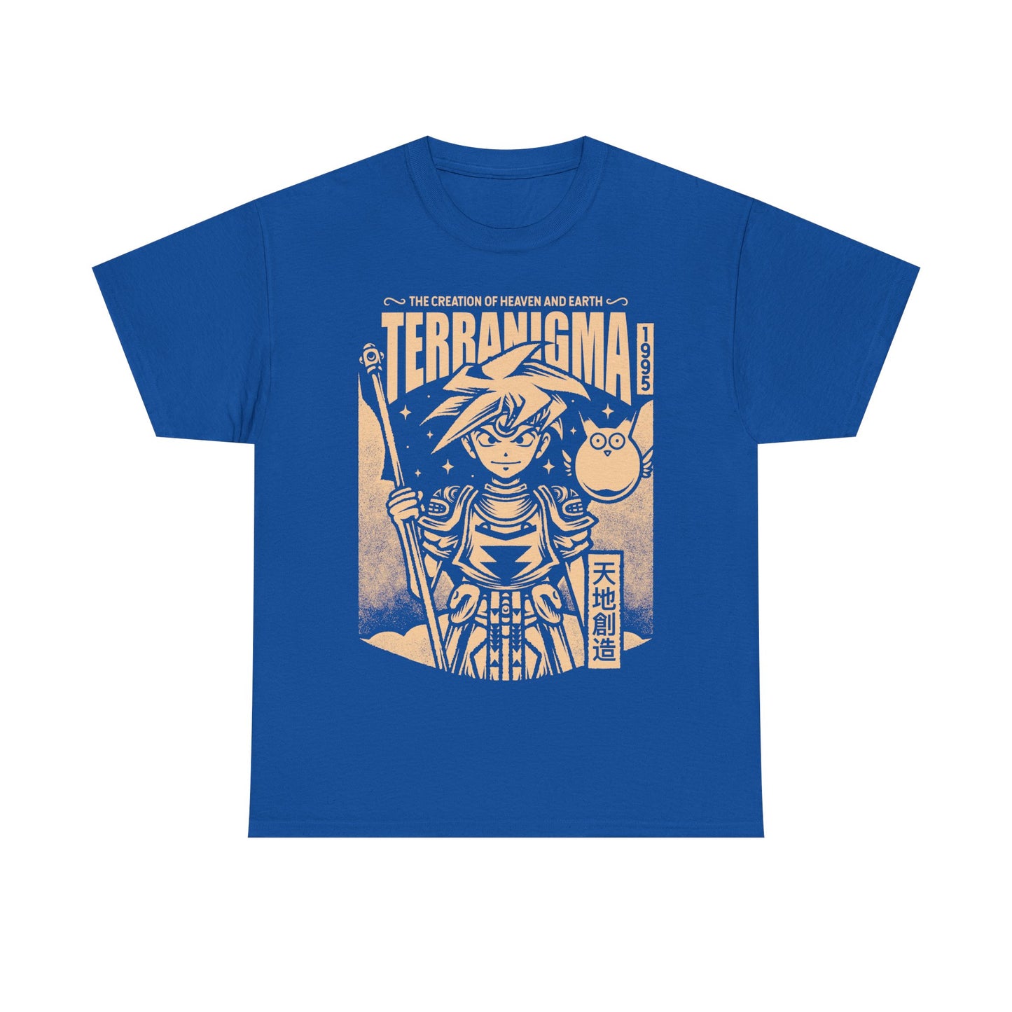 Gamer t-shirt inspired by Ark and Yomi from Terranigma video game from quintet trilogy which included Soul Blazer, Illusion of Gaia (Illusion of Time) and Terranigma action RPG video games.