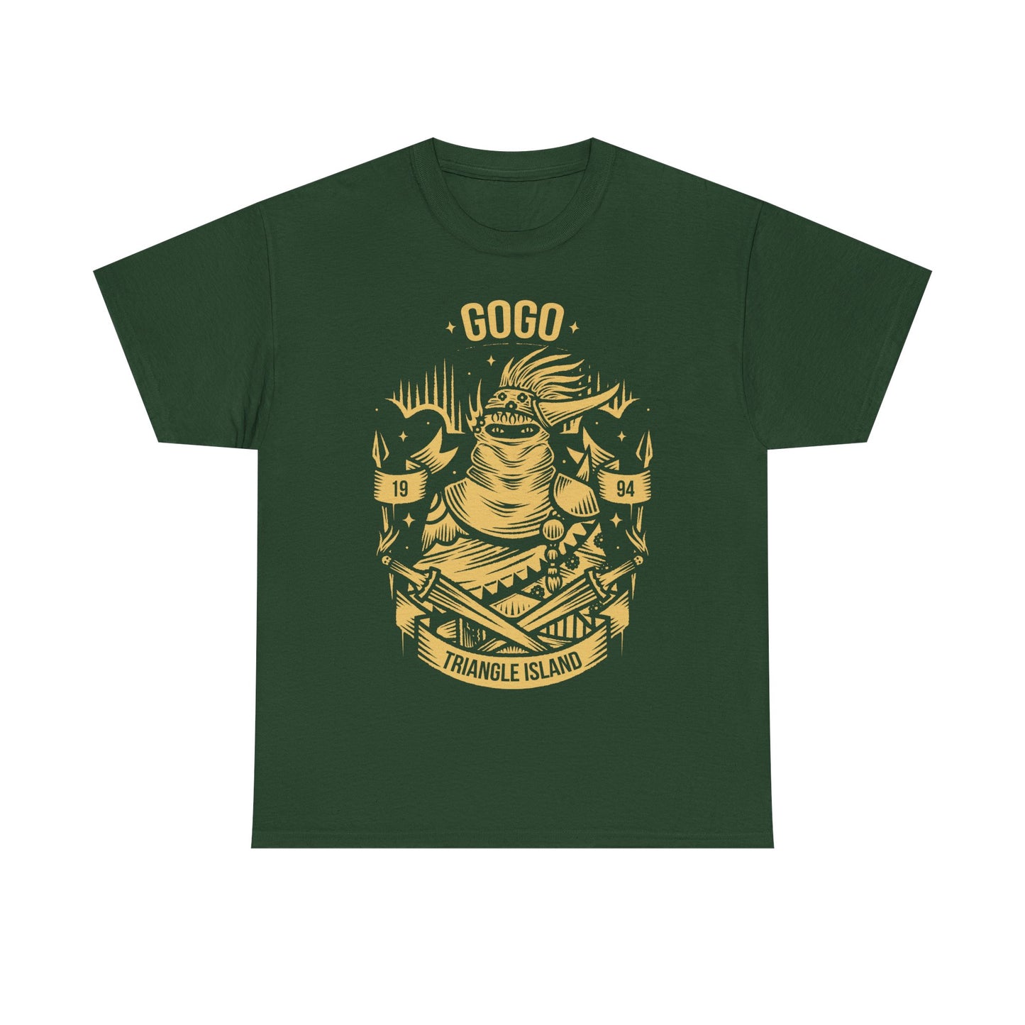 Gogo Final Fantasy VI t-shirt featuring the FF6 mimic character from the classic SNES retro JRPG video game.