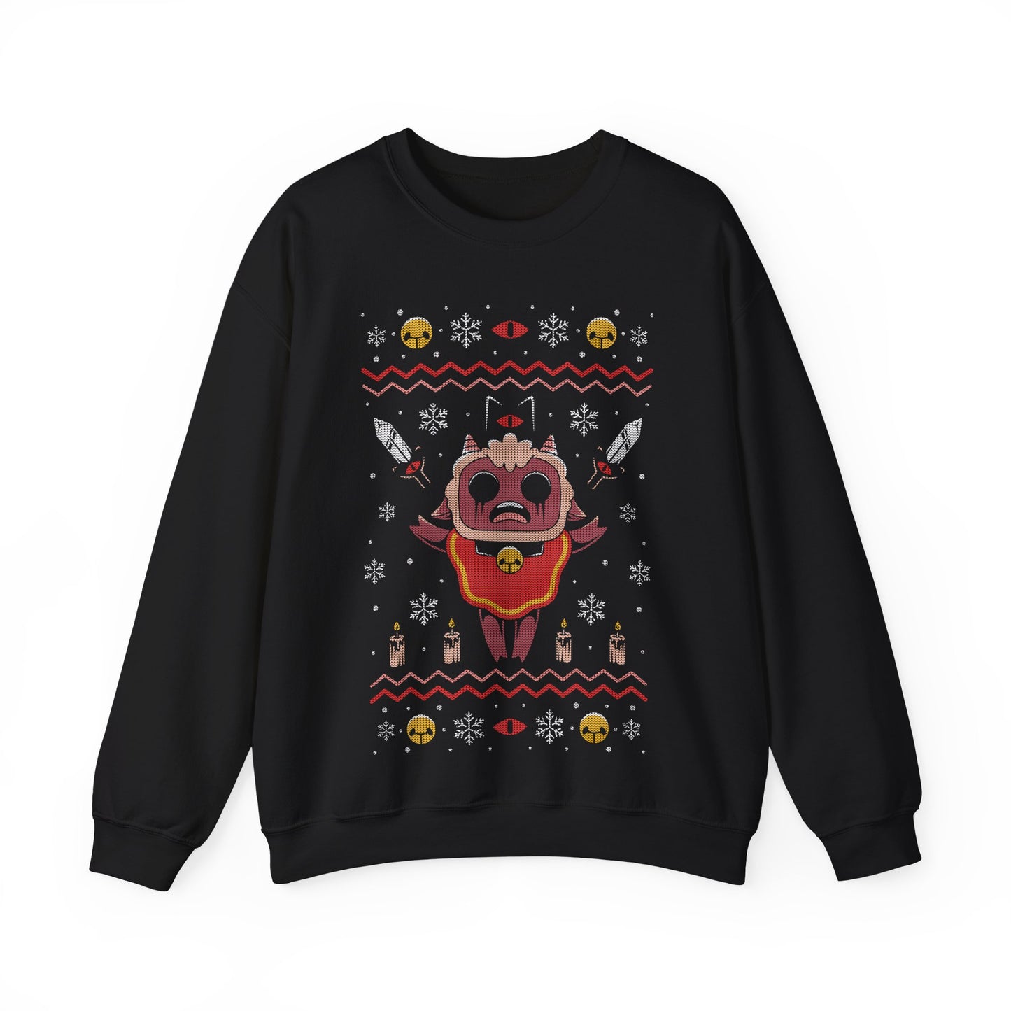 Cute gamer ugly christmas sweater crewneck sweatshirt inspired by The Lamb from Cult of the Lamb video game. Perfect for christmas gifts for gamers.

cult of the lamb merch, cult of the lamb christmas merch, cult of the lamb the lamb christmas sweater, cult of the lamb video game merch, cult of the lamb hoodie, the lamb cult of the lamb xmas crewneck, cult of the lamb indie game sweatshirt crewneck, cult of the lamb gamer crewneck, cult of the lamb gamer crhistmas gift, cult of the lamb shirt