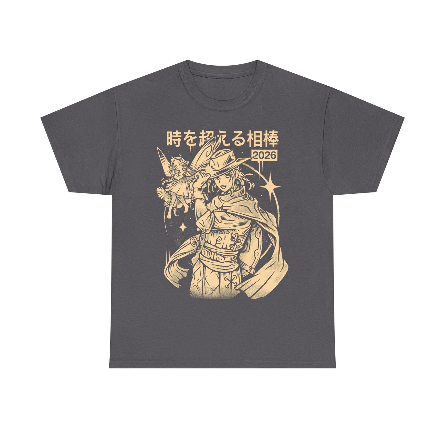 Elliot and Faie t-shirt inspired by The Adventures of Elliot: The Millennium Tales featuring the hero and fairy companion from the fantasy JRPG adventure.
