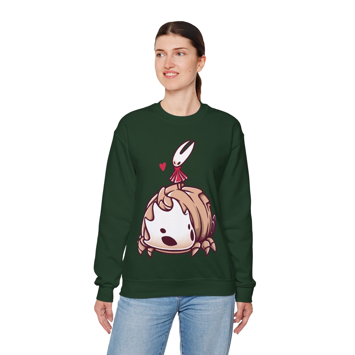 Hornet & Bell Beast Hollow Knight Silksong Unisex Crewneck Sweatshirt