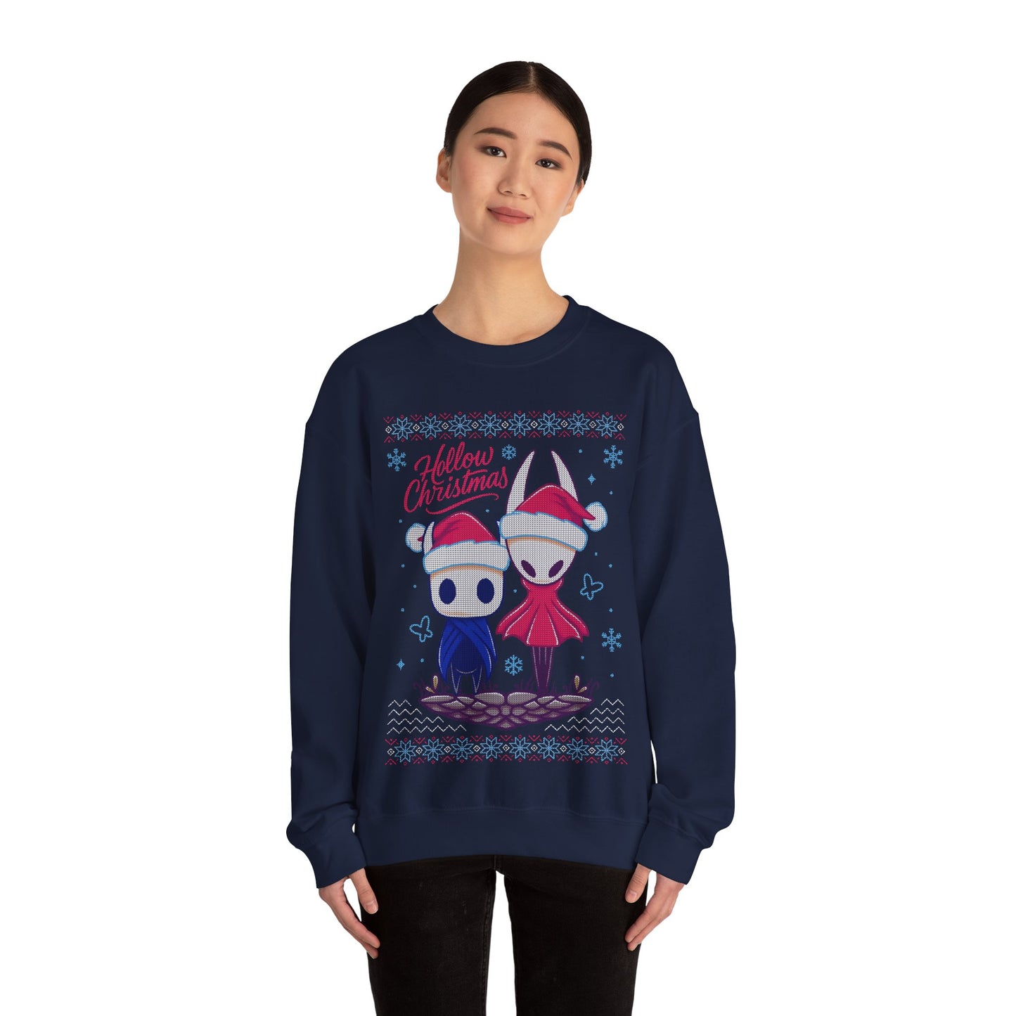 Gamer crewneck sweatshirt inspired by The Knight character from Hollow Knight metroidvania indie game in ugly christmas sweater art style.

hollow knight silksong xmas sweater, hollow knight silksong merch, hollow knight video games christmas merch, hollow knight silksong xmas merch, hollow knight silksong crewneck sweater, hollow knight silksong merch, hollow knight silksong merch, gaming crewneck sweatshirt, gamer sweatshirt, hollow knight gaming sweatshirt, hollow knight the knight merch