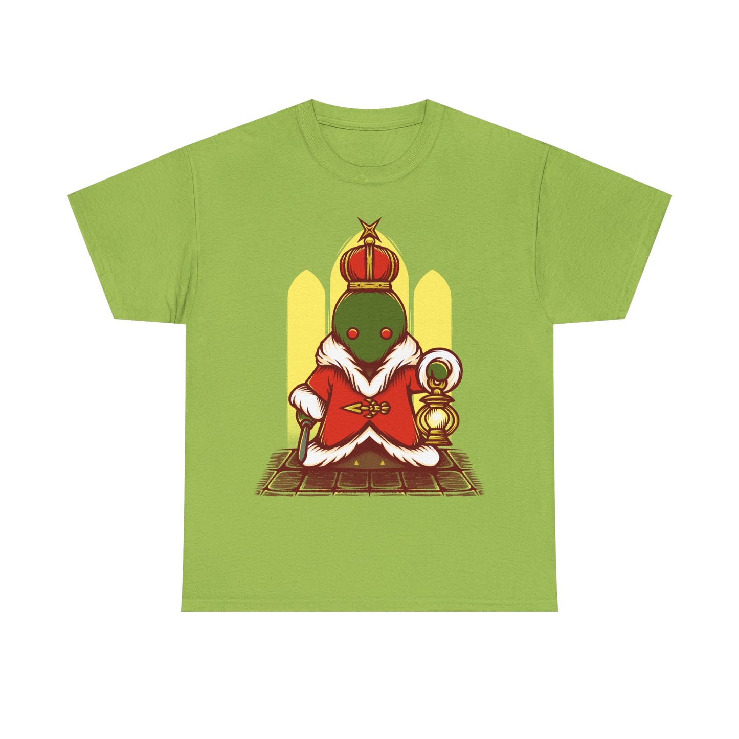 Tonberry King Final Fantasy XIV t-shirt featuring the Wanderer’s Palace dungeon final boss from FF14 MMORPG video game.