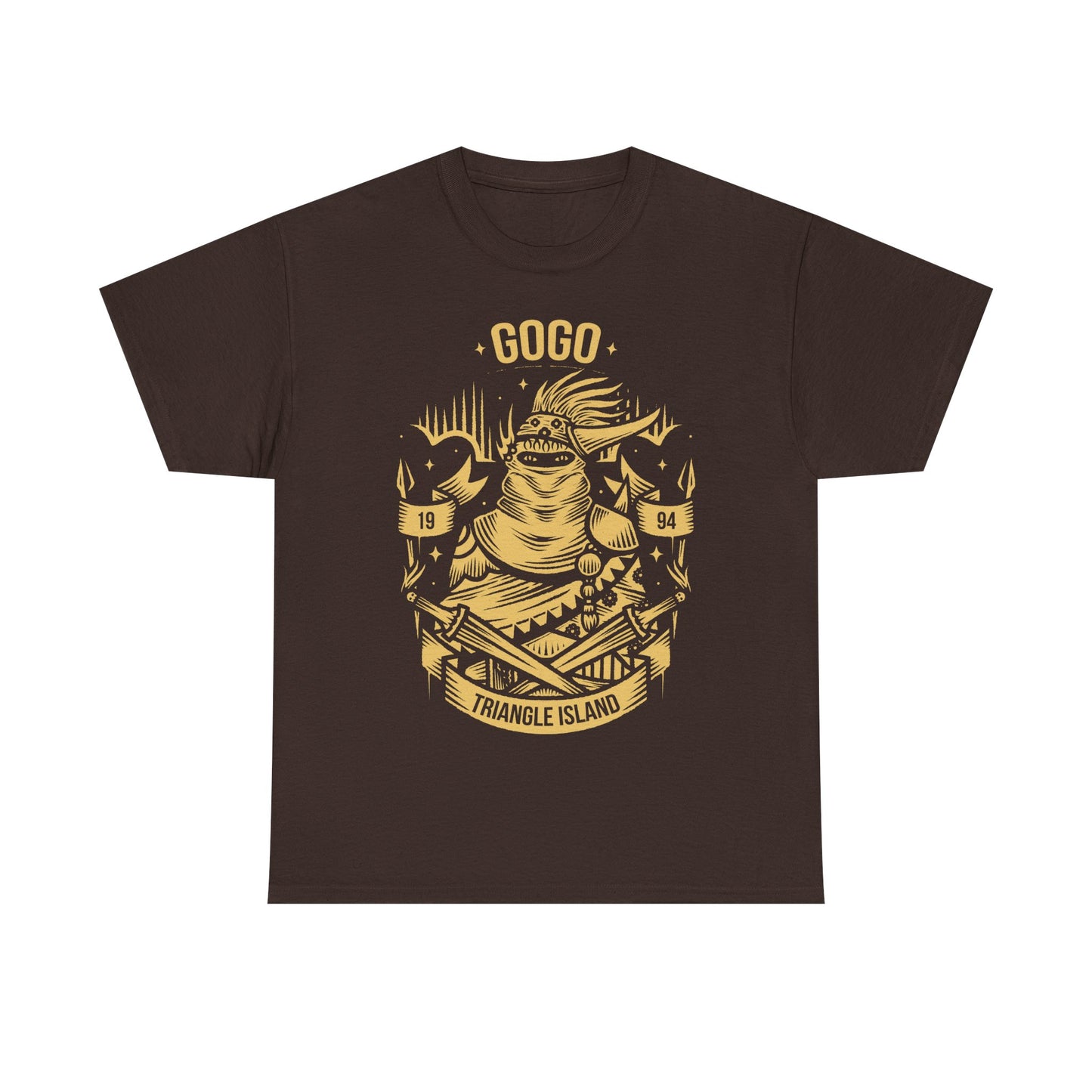 Gogo Final Fantasy VI t-shirt featuring the FF6 mimic character from the classic SNES retro JRPG video game.