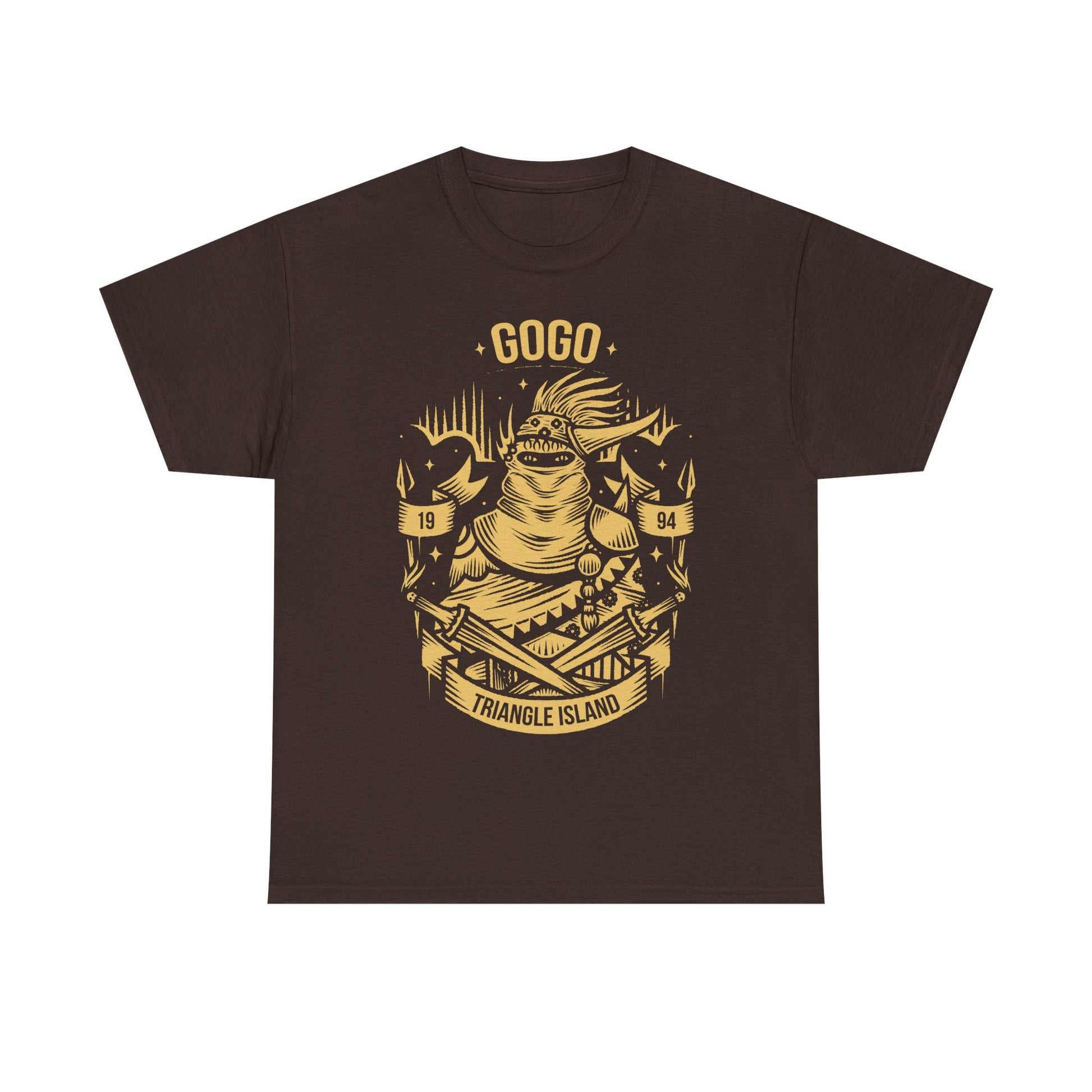 Gogo Final Fantasy VI t-shirt featuring the FF6 mimic character from the classic SNES retro JRPG video game.