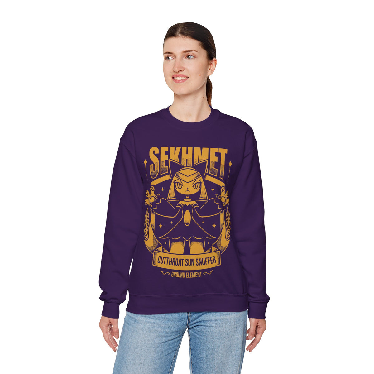 Palworld Sekhmet Ground Pal #140 Unisex Crewneck Sweatshirt