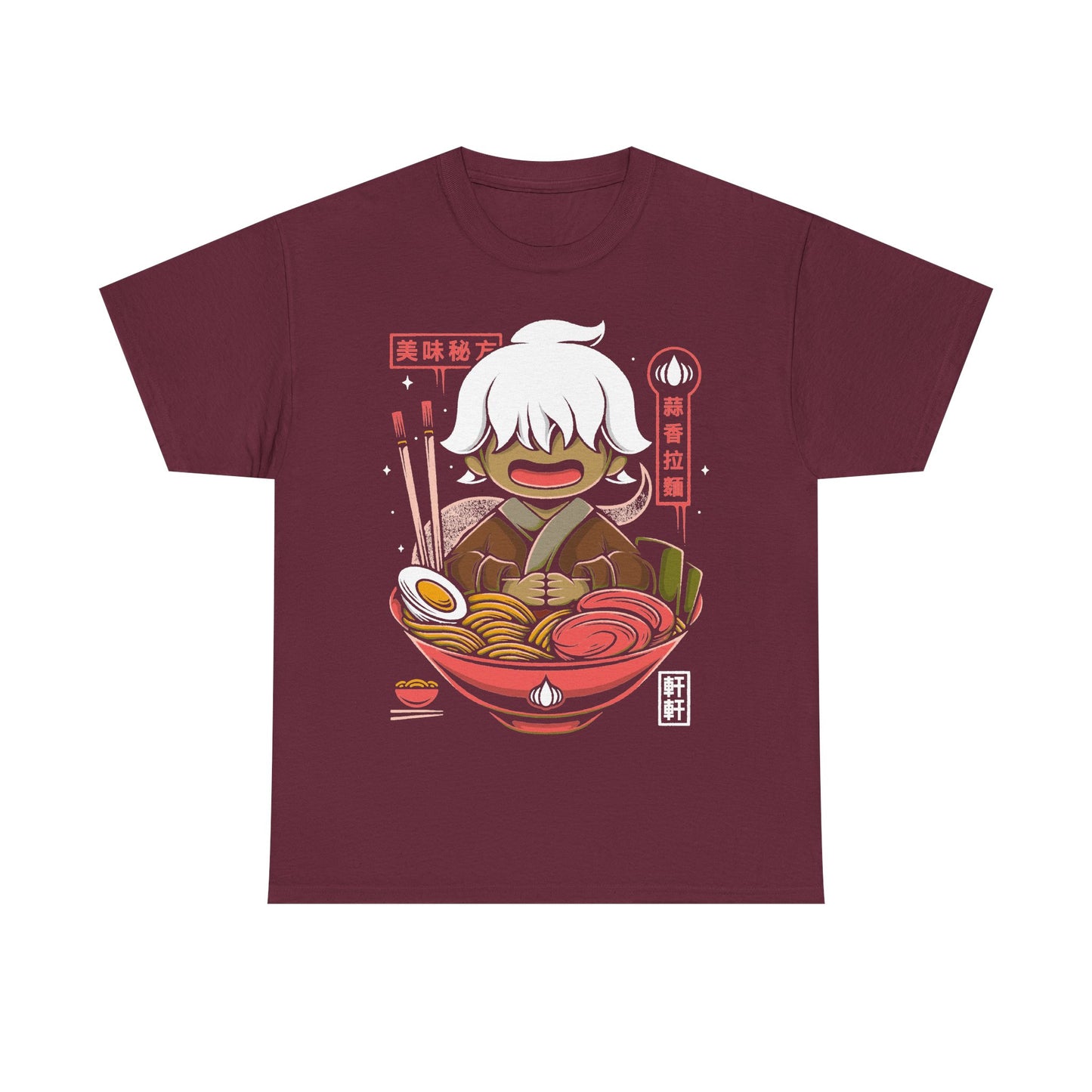 Nine Sols garlic noodles t-shirt featuring Shuanshuan from Peach Blossom Village