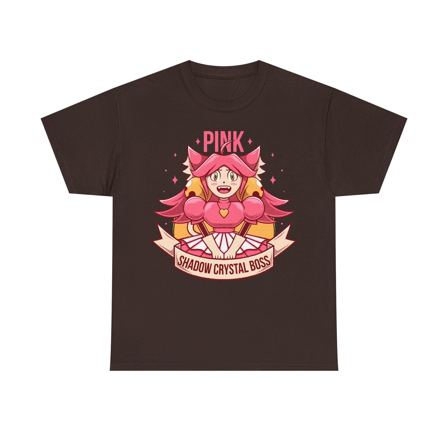 Mad Mew Mew t-shirt inspired by the Pink Shadow Crystal Secret Boss from Deltarune Chapter 5 and the iconic Undertale character.
