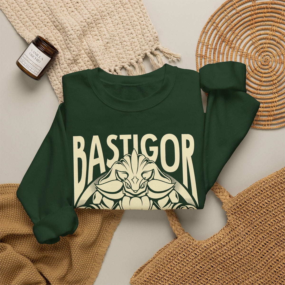 Palworld Bastigor King of Frostfang Ice Pal Unisex Crewneck Sweatshirt