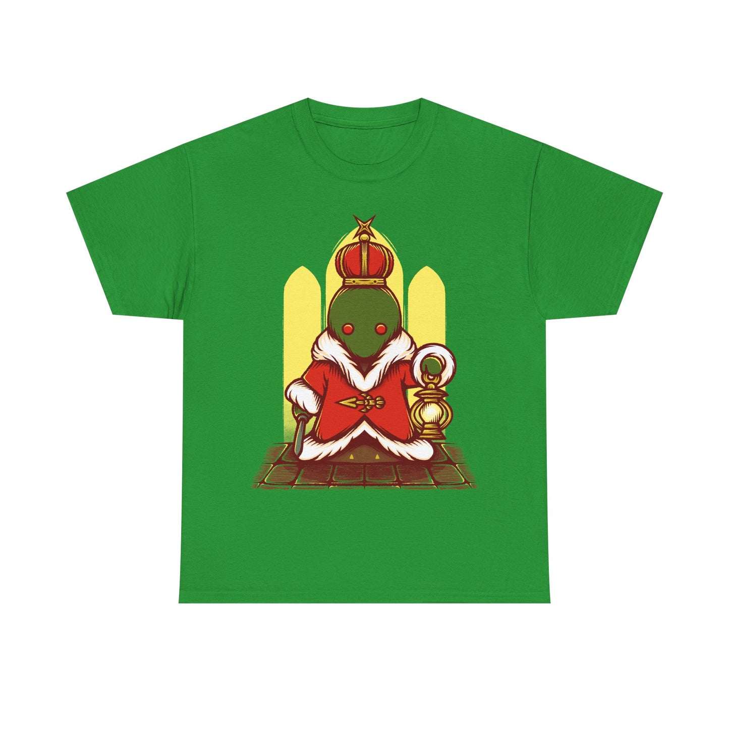 Tonberry King Final Fantasy XIV t-shirt featuring the Wanderer’s Palace dungeon final boss from FF14 MMORPG video game.