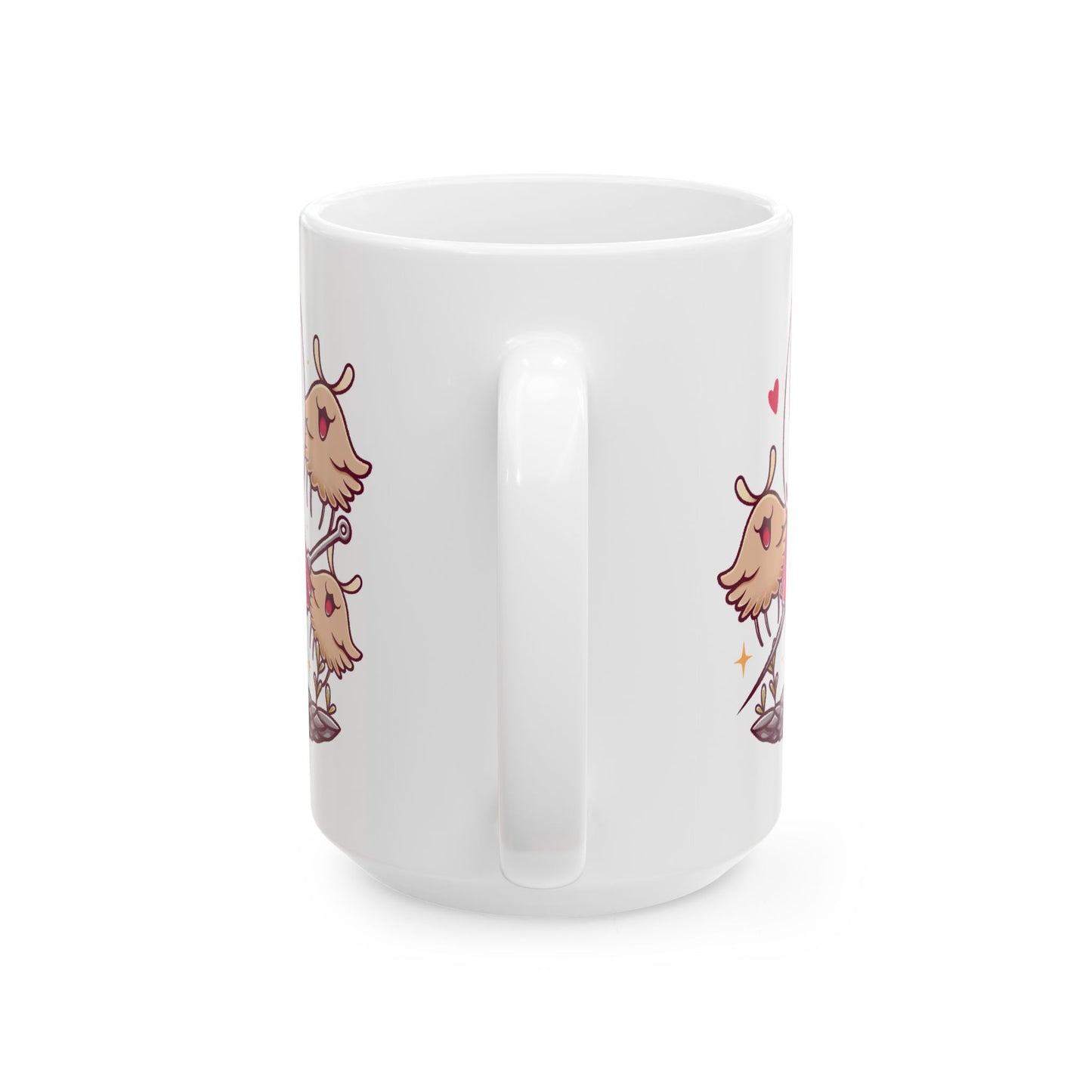 High-quality ceramic mug featuring Hornet and the Lost Fleas from Hollow Knight: Silksong in a cute watercolor art style. This kawaii-inspired design is perfect for indie game fans who love charming characters, cozy aesthetics, and collectible drinkware. Ideal for coffee or tea, the mug’s vibrant print and smooth ceramic finish make it a must-have for Silksong fans, metroidvania lovers, and anyone who enjoys artistic gaming merchandise.