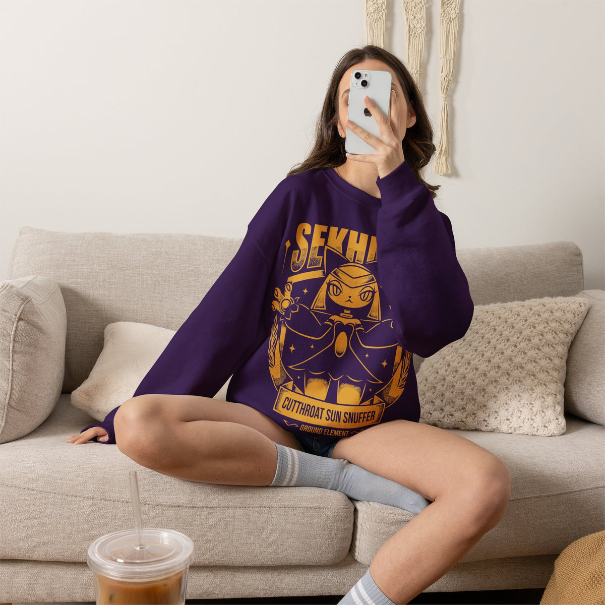Palworld Sekhmet Ground Pal #140 Unisex Crewneck Sweatshirt