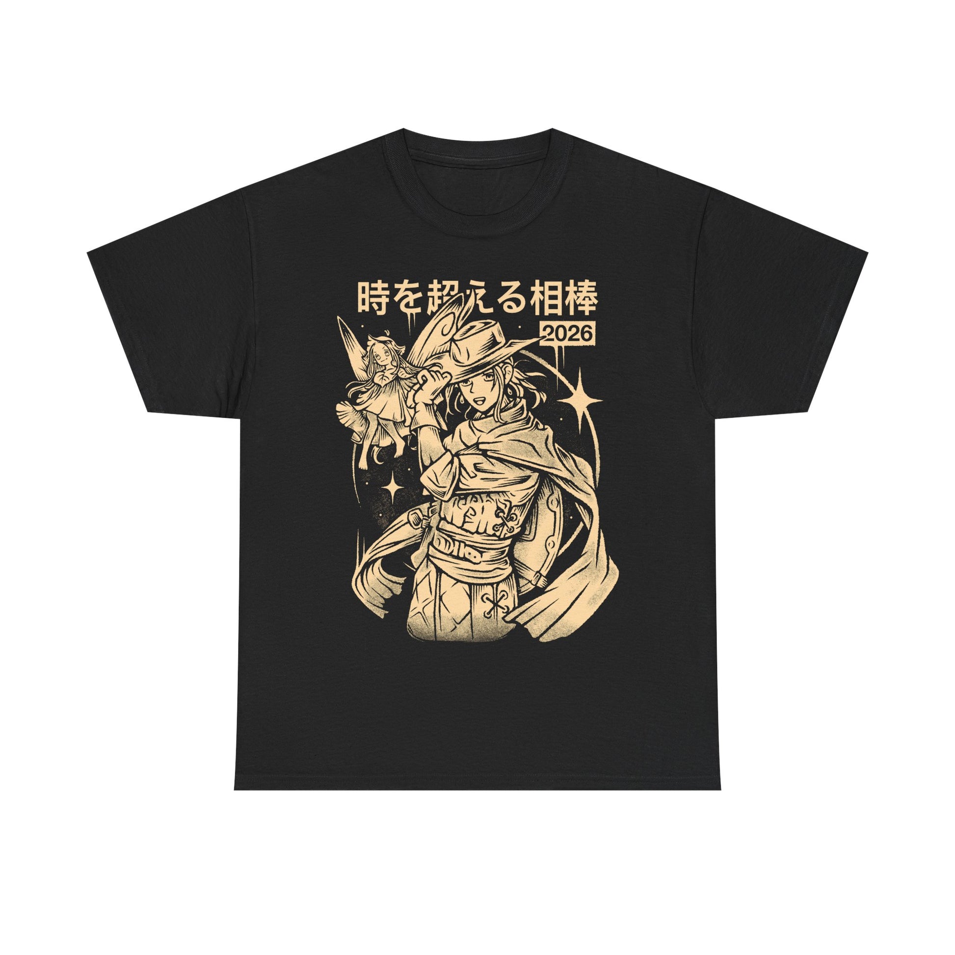 Elliot and Faie t-shirt inspired by The Adventures of Elliot: The Millennium Tales featuring the hero and fairy companion from the fantasy JRPG adventure.