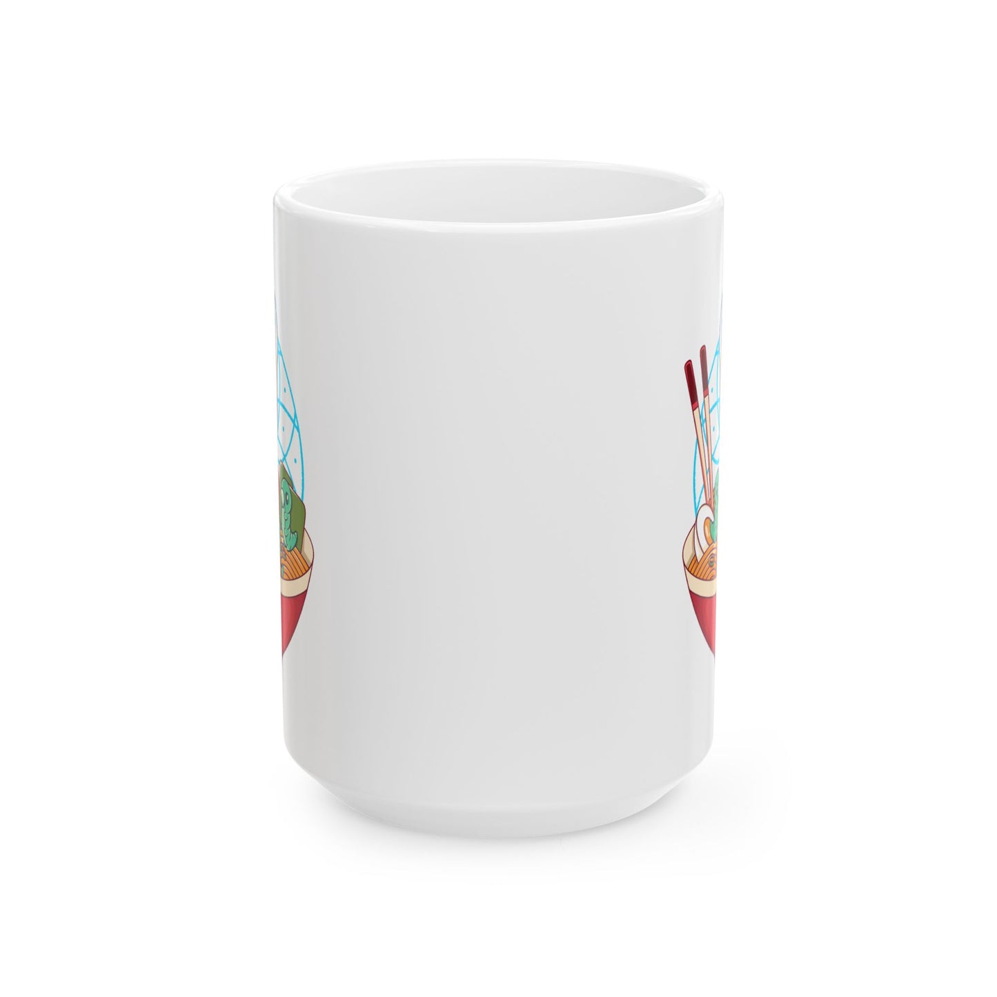 The Knight & Grubs Ramen - Hollow Knight Ceramic Mug, 11oz, 15oz