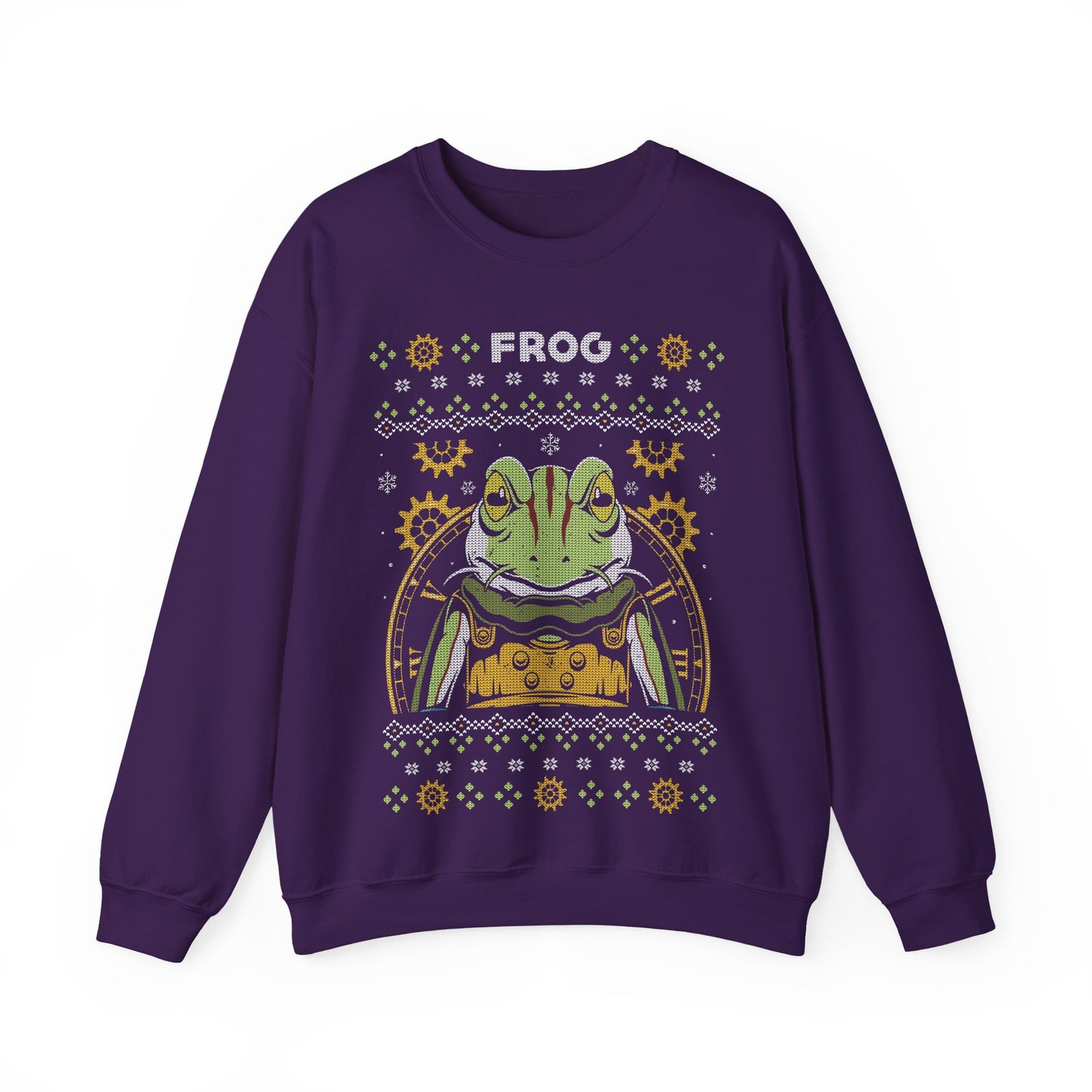 Gamer crewneck sweatshirt inspired by Glenn (Frog) from Chrono Trigger rpg - jrpg video game in ugly christmas sweater art style.

frog chrono trigger video game merch, chrono trigger video game xmas sweater, chrono trigger rpg video game merch, chrono trigger glenn frog knight xmas hoodie, chrono trigger frog christmas ugly sweater sweatshirt crewneck, chrono trigger rpg video game crewneck, chrono trigger retrogaming merch, chrono trigger retrogaming xmas crewneck, crono chrono trigger merch, robo chrono
