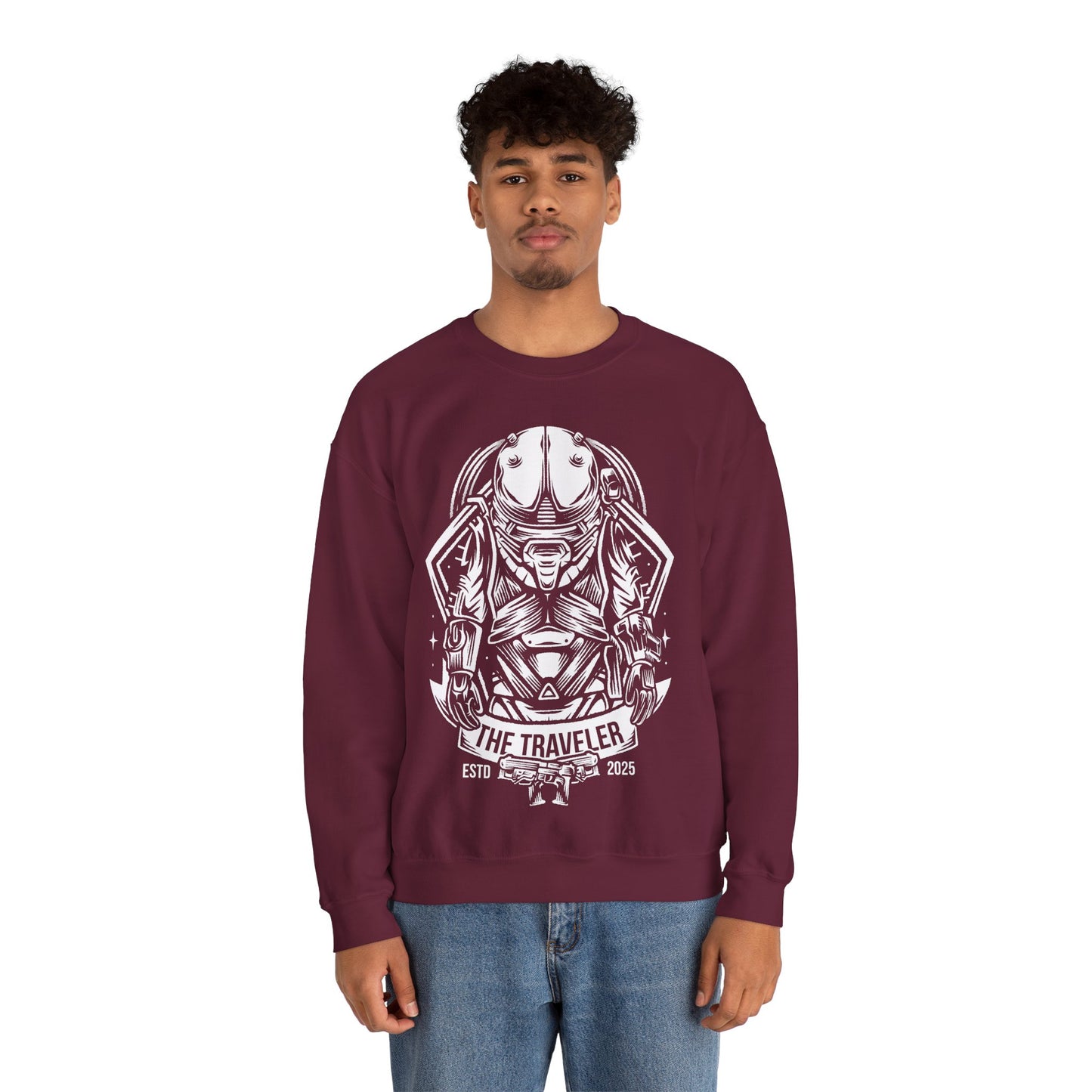 The Traveler - Cronos The New Dawn Video Game Unisex Crewneck Sweatshirt