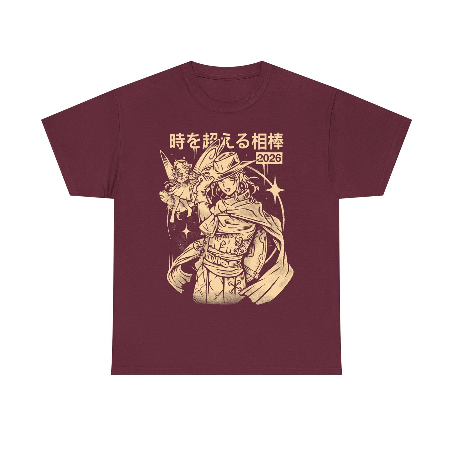 Elliot and Faie t-shirt inspired by The Adventures of Elliot: The Millennium Tales featuring the hero and fairy companion from the fantasy JRPG adventure.