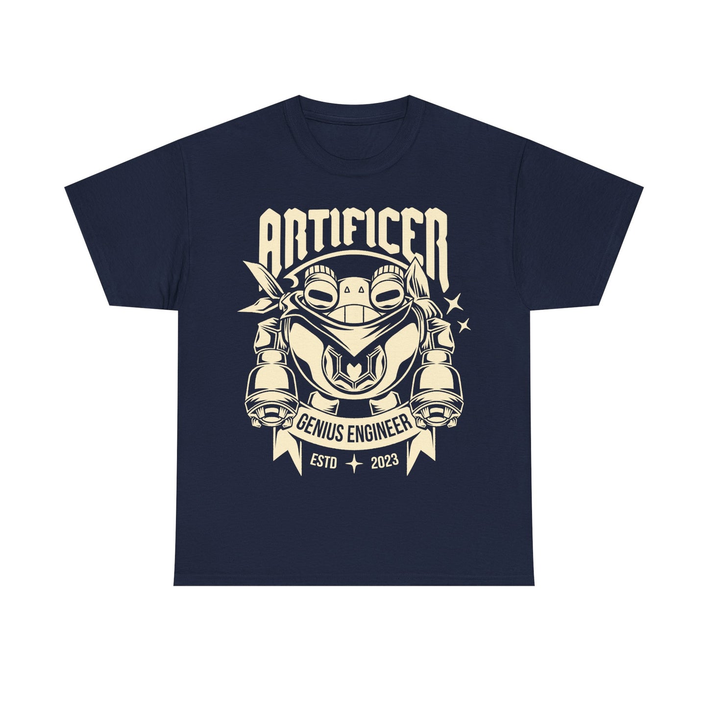 Gamer t-shirt inspired by Artificer (Genius Engineer) playable character on Sea of Stars Throes of the Watchmaker pixel art turn based rpg video game.

sea of stars, 8 bit, garl warrior cook, zale, valere, gamer, gaming, indie game, pixel art, solstice warriors, video game, video games, resh'an, sea of stars t-shirt, sea of stars garl t-shirt, sea of stars zale t-shirt, sea of stars valere t-shirt, sea of stars artificer t-shirt, sea of stars throes of the watchmaker t-shirt, sea of stars sea seraï t-shirt