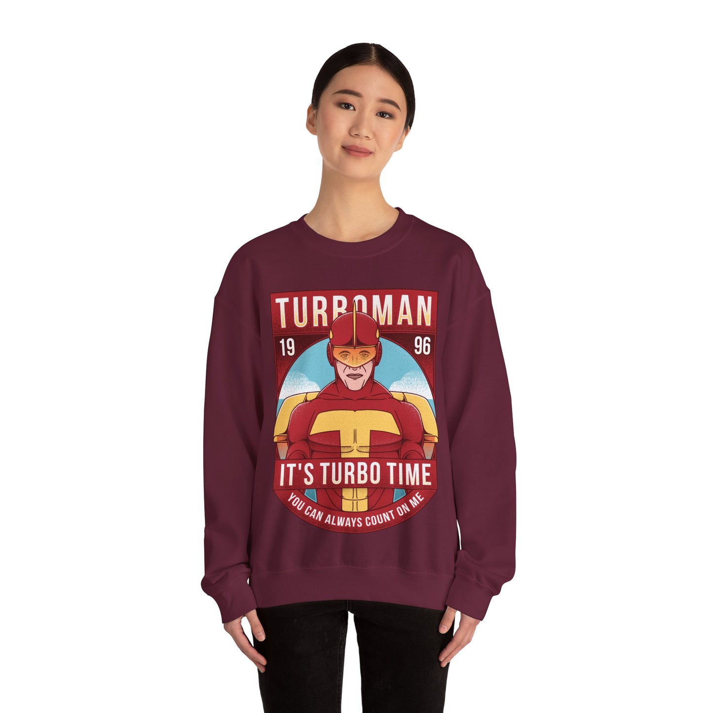 Turbo Man Jingle All The Way Unisex Crewneck Sweatshirt
