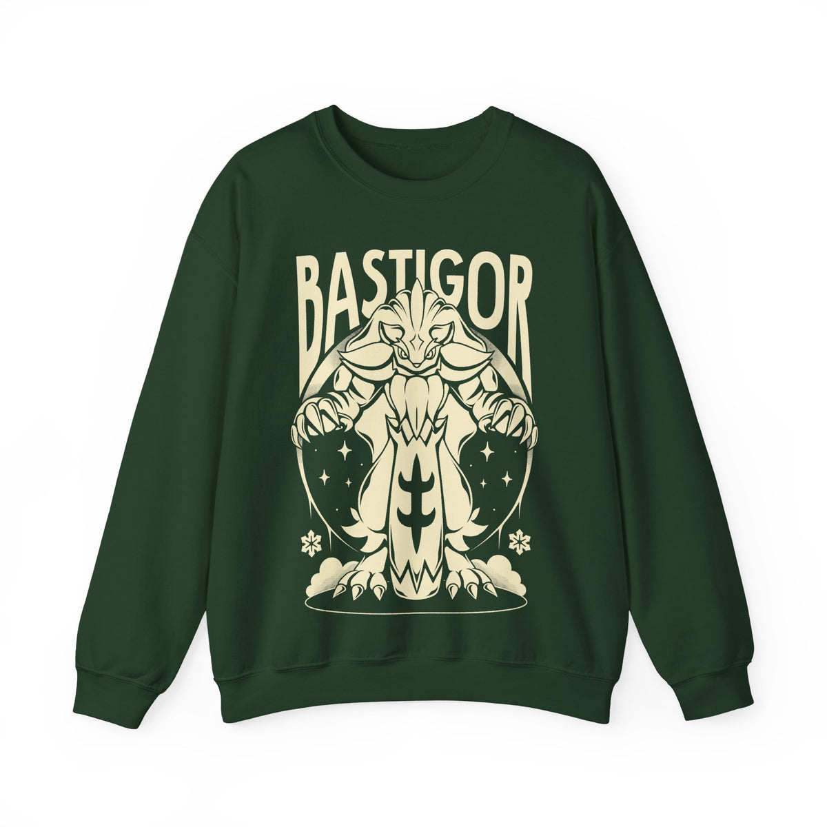 Palworld Bastigor King of Frostfang Ice Pal Unisex Crewneck Sweatshirt