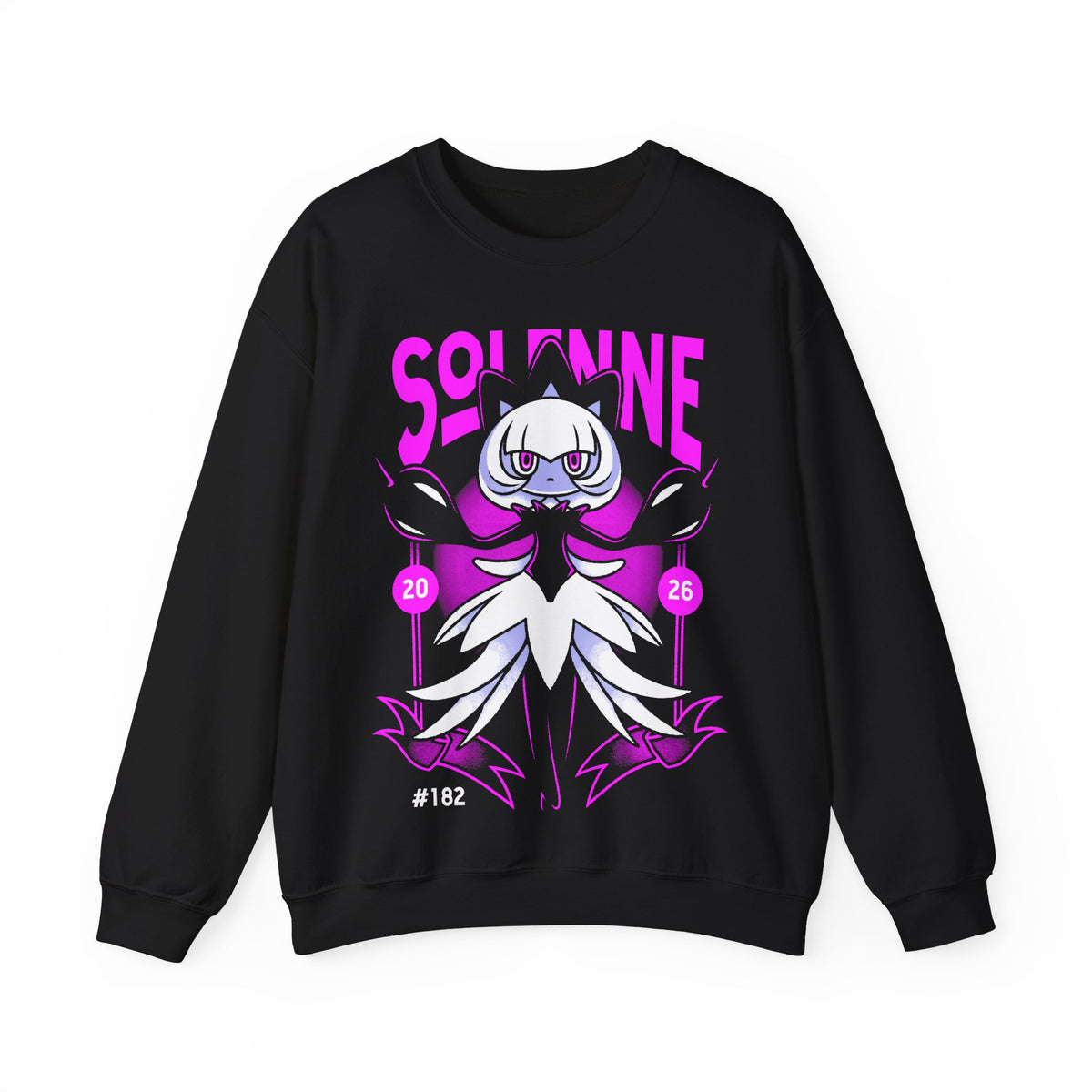 Palworld Solenne Untainted Maiden Dark Pal Unisex Crewneck Sweatshirt