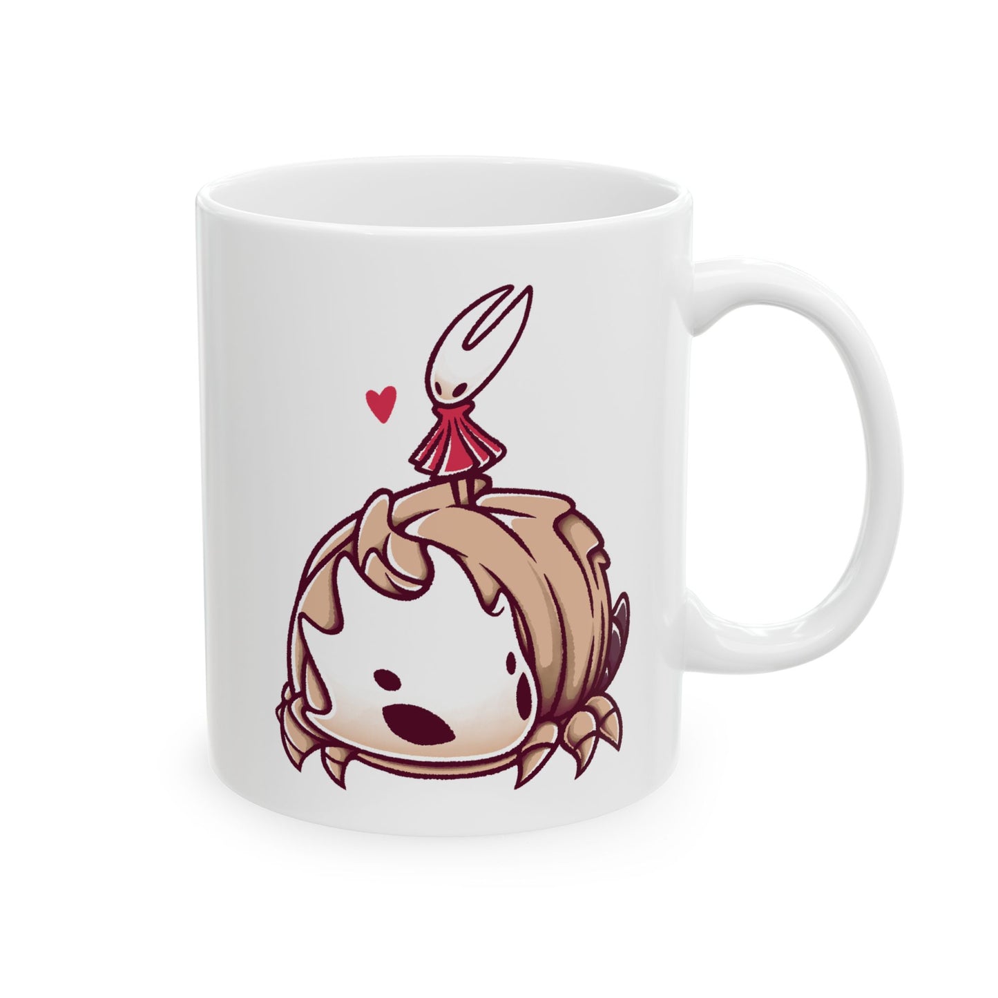 Hornet & Bell Beast - Hollow Knight Silksong Ceramic Mug, 11oz, 15oz