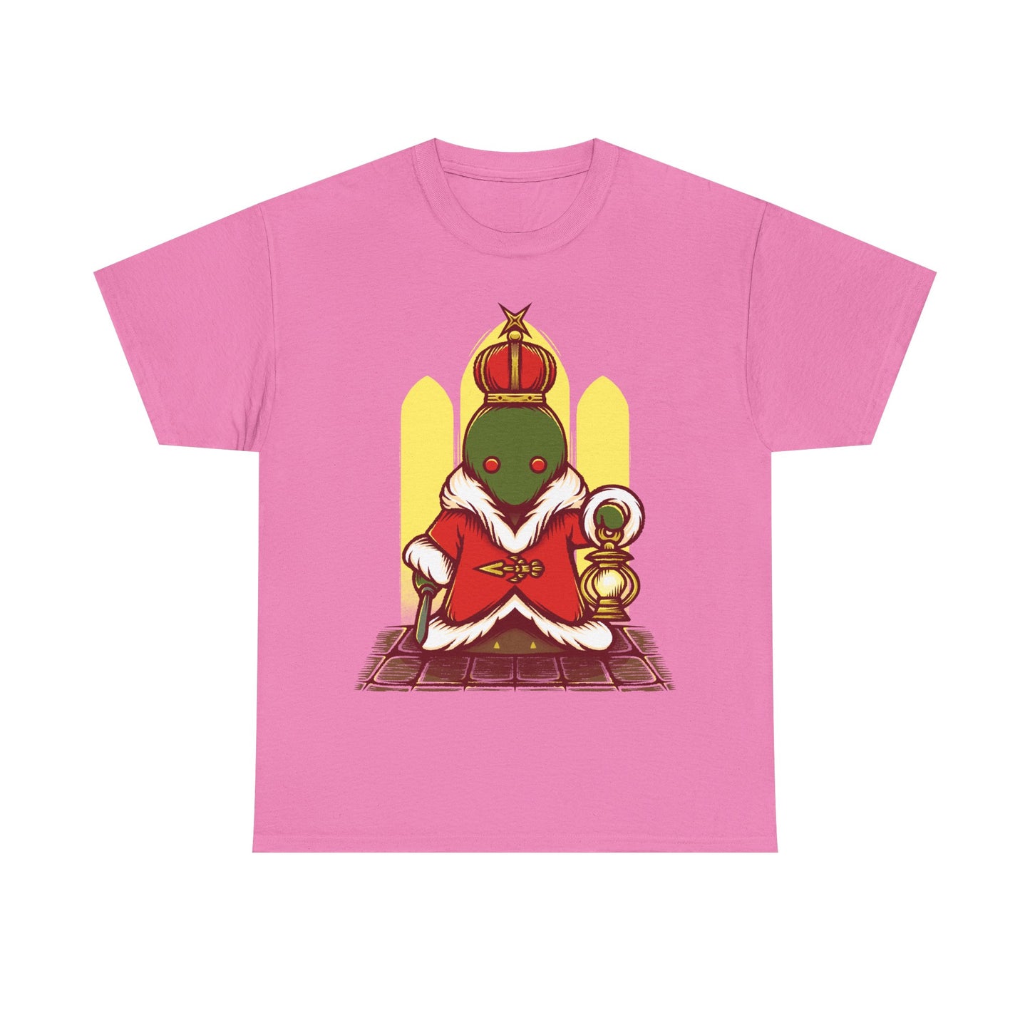 Tonberry King Final Fantasy XIV t-shirt featuring the Wanderer’s Palace dungeon final boss from FF14 MMORPG video game.