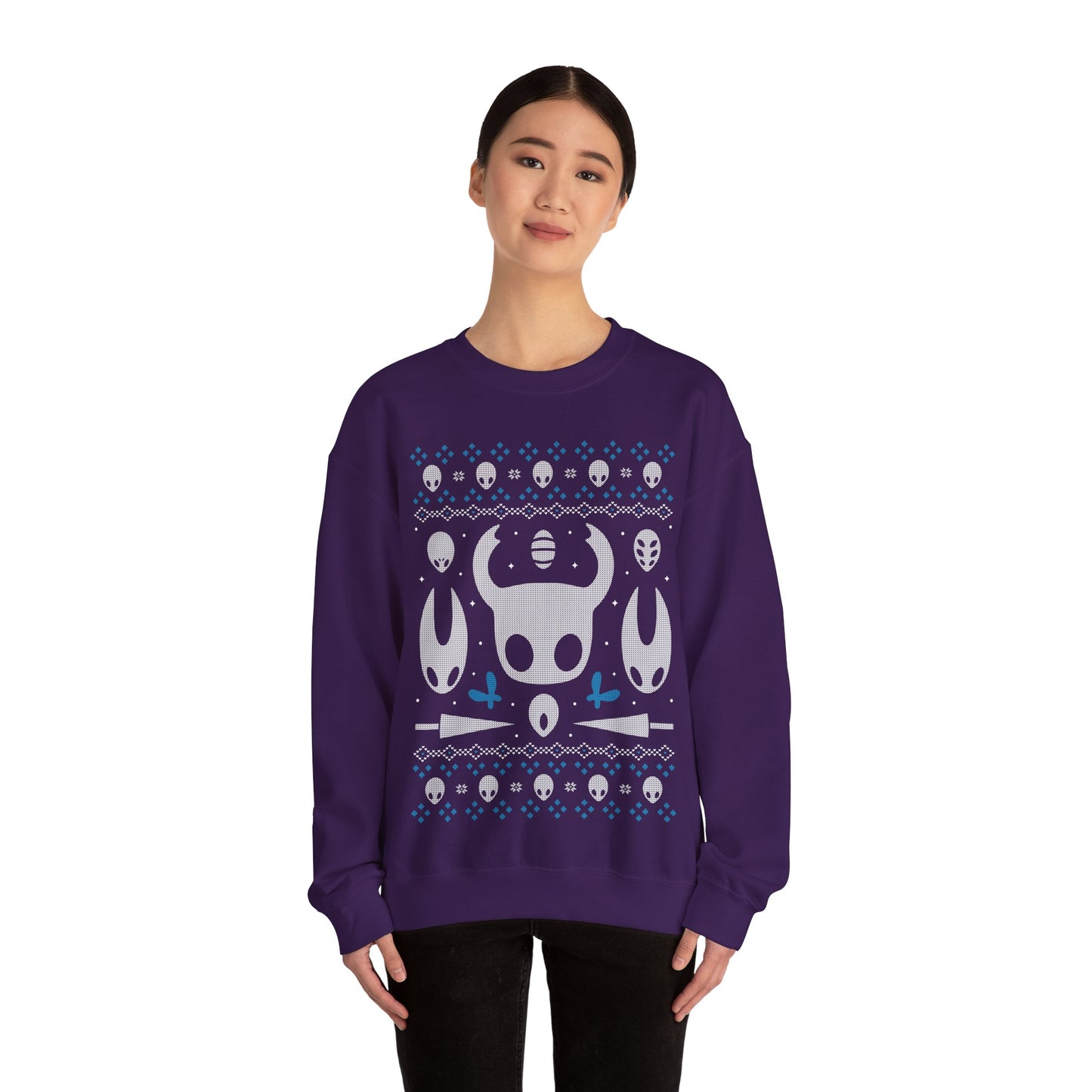 Gamer crewneck sweatshirt inspired by The Knight character from Hollow Knight metroidvania indie game in ugly christmas sweater art style.

hollow knight silksong xmas sweater, hollow knight silksong merch, hollow knight video games christmas merch, hollow knight silksong xmas merch, hollow knight silksong crewneck sweater, hollow knight silksong merch, hollow knight silksong merch, gaming crewneck sweatshirt, gamer sweatshirt, hollow knight gaming sweatshirt, hollow knight the knight merch