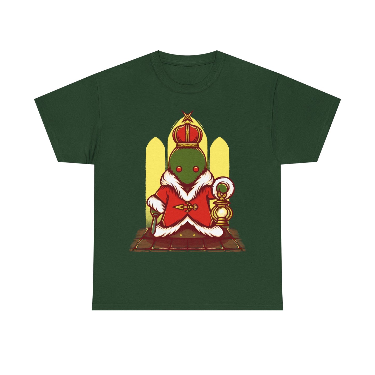 Tonberry King Final Fantasy XIV t-shirt featuring the Wanderer’s Palace dungeon final boss from FF14 MMORPG video game.