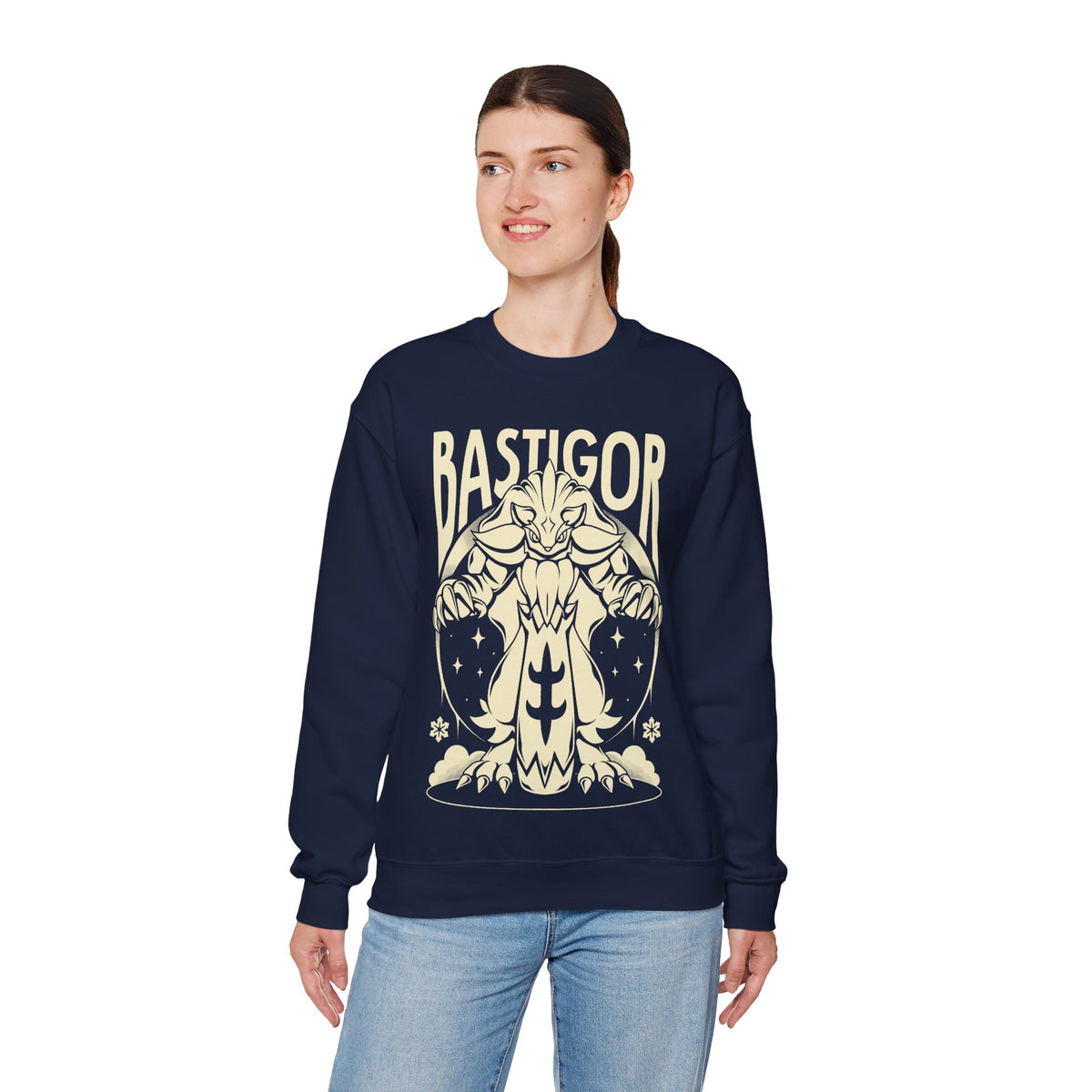 Palworld Bastigor King of Frostfang Ice Pal Unisex Crewneck Sweatshirt