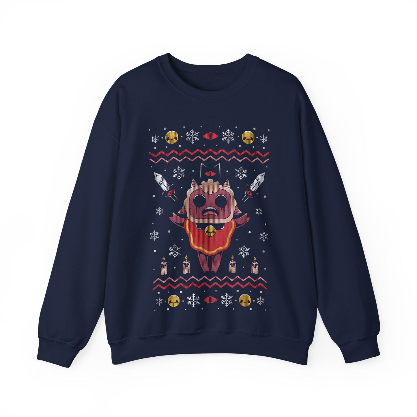 Cute gamer ugly christmas sweater crewneck sweatshirt inspired by The Lamb from Cult of the Lamb video game. Perfect for christmas gifts for gamers.

cult of the lamb merch, cult of the lamb christmas merch, cult of the lamb the lamb christmas sweater, cult of the lamb video game merch, cult of the lamb hoodie, the lamb cult of the lamb xmas crewneck, cult of the lamb indie game sweatshirt crewneck, cult of the lamb gamer crewneck, cult of the lamb gamer crhistmas gift, cult of the lamb shirt