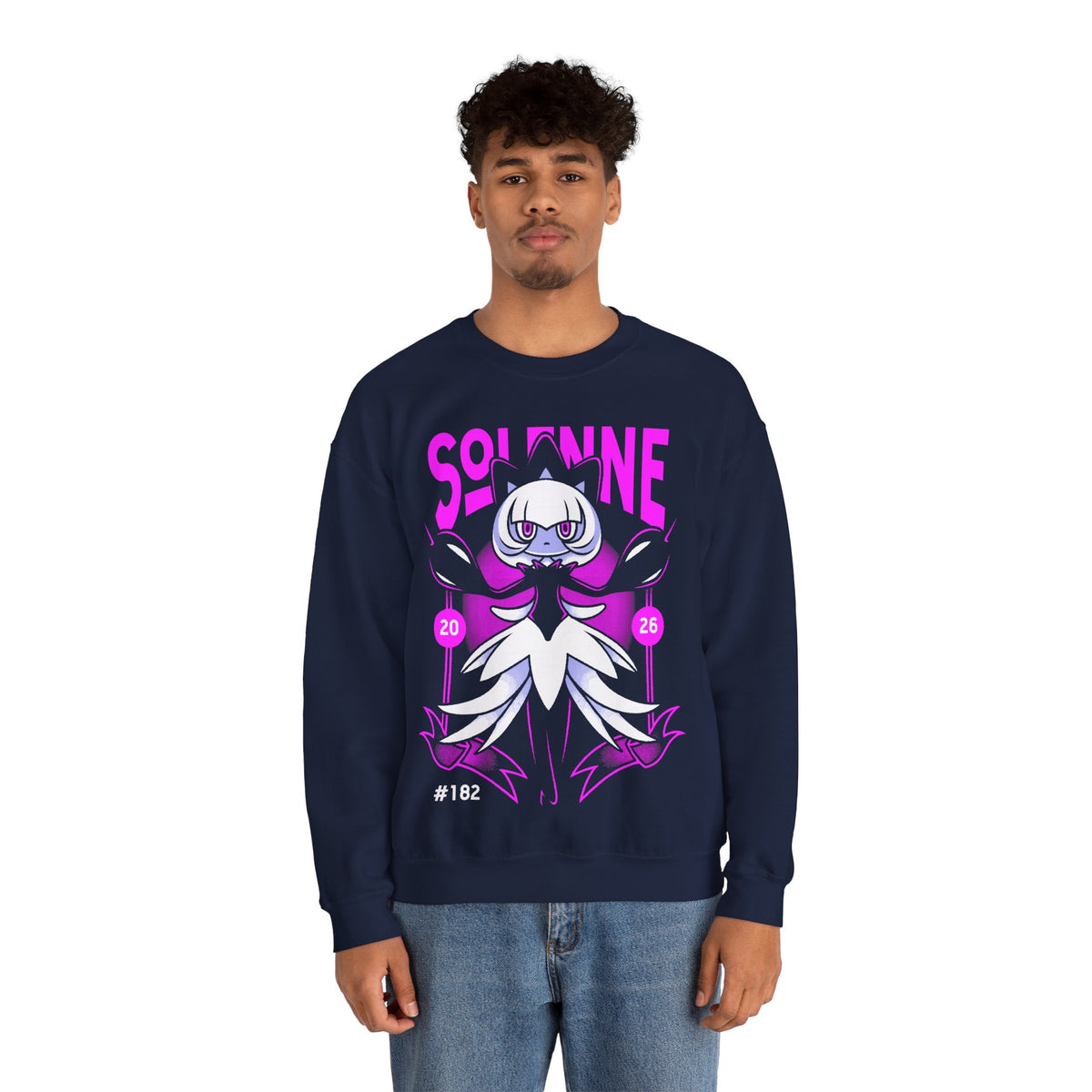 Palworld Solenne Untainted Maiden Dark Pal Unisex Crewneck Sweatshirt