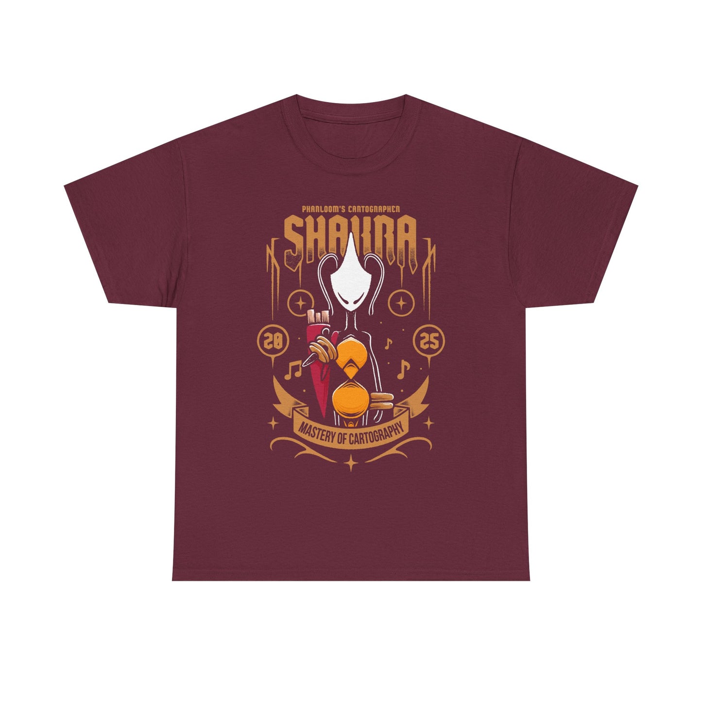 Gamer t-shirt inspired by the warrior-cartographer Shakra, who sells maps and mapping tools in the game Hollow Knight Silksong metroidvania indie game.

hollow knight, hollow knight silksong, hollow knight silksong hornet t-shirt, hollow knight silksong merch, hollow knight silksong t-shirt, hollow knight silksong hornet tee, hollow knight silksong shakra t-shirt, hollow knight silksong merch, hollow knight silksong hornet shirt, hollow knight silksong shakra shirt, hollow knight silksong shakra