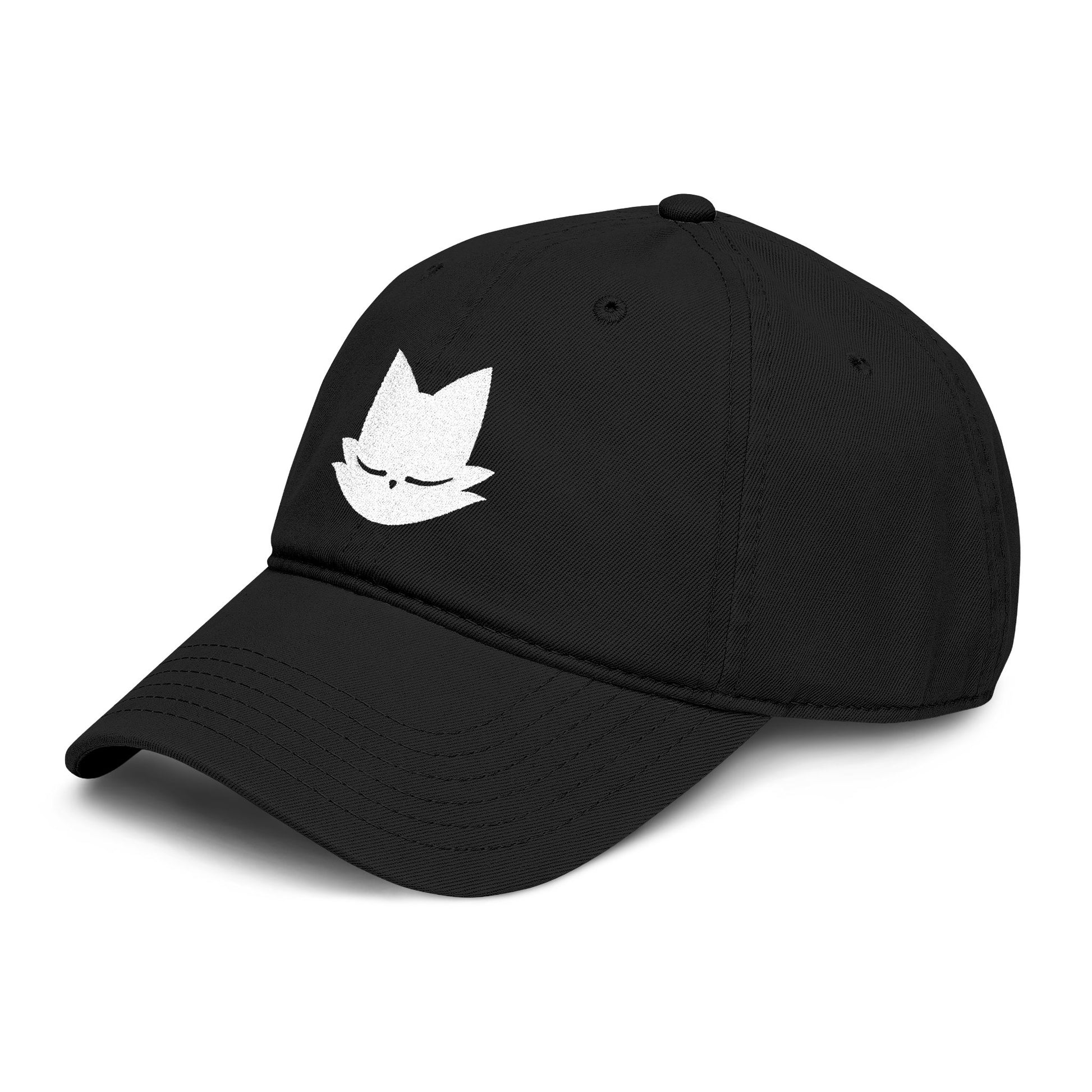 Yi embroidered washed baseball cap inspired by Nine Sols indie metroidvania video game with minimalist gaming design.