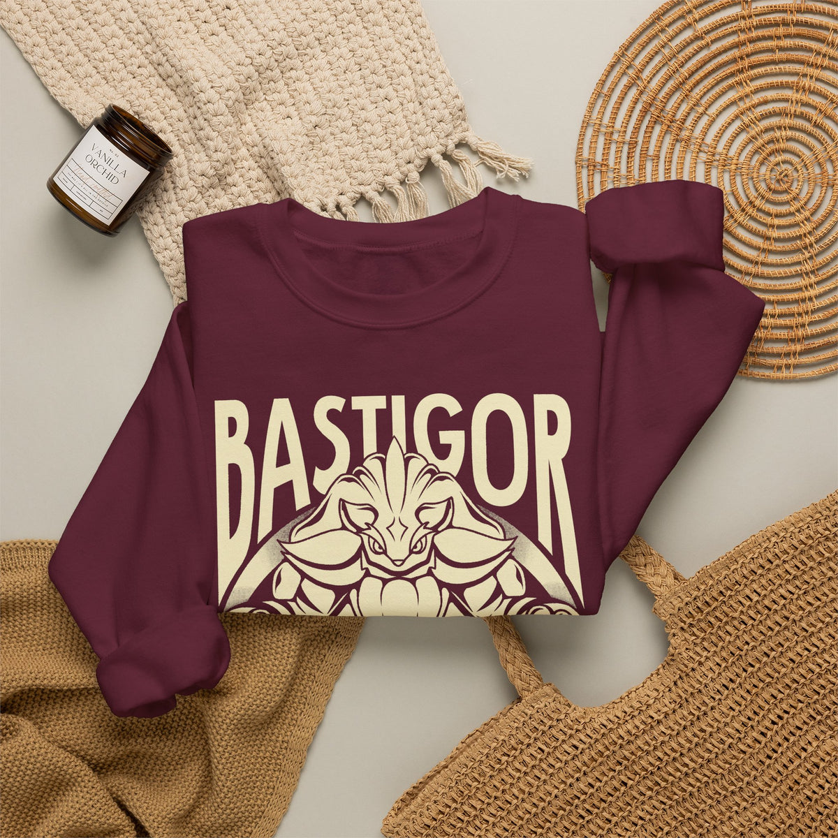 Palworld Bastigor King of Frostfang Ice Pal Unisex Crewneck Sweatshirt