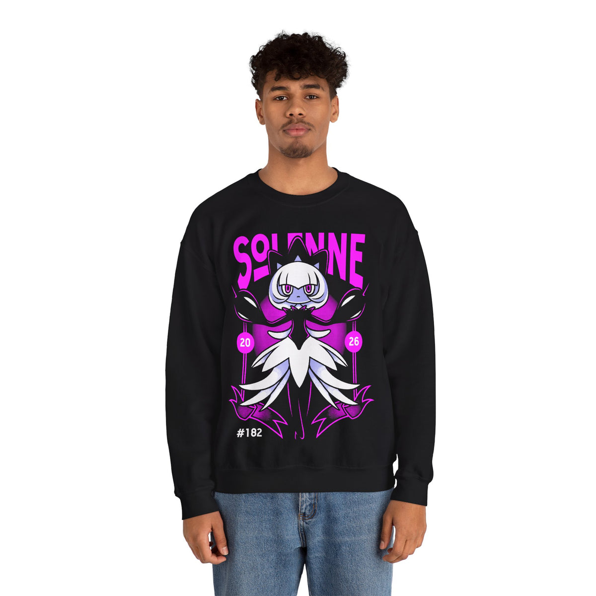Palworld Solenne Untainted Maiden Dark Pal Unisex Crewneck Sweatshirt