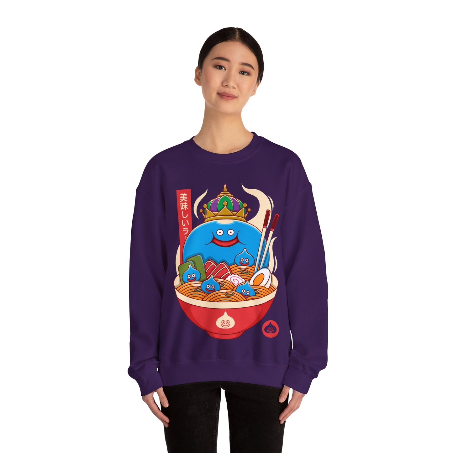 King Slime Ramen Dragon Quest Rpg Games Unisex Crewneck Sweatshirt