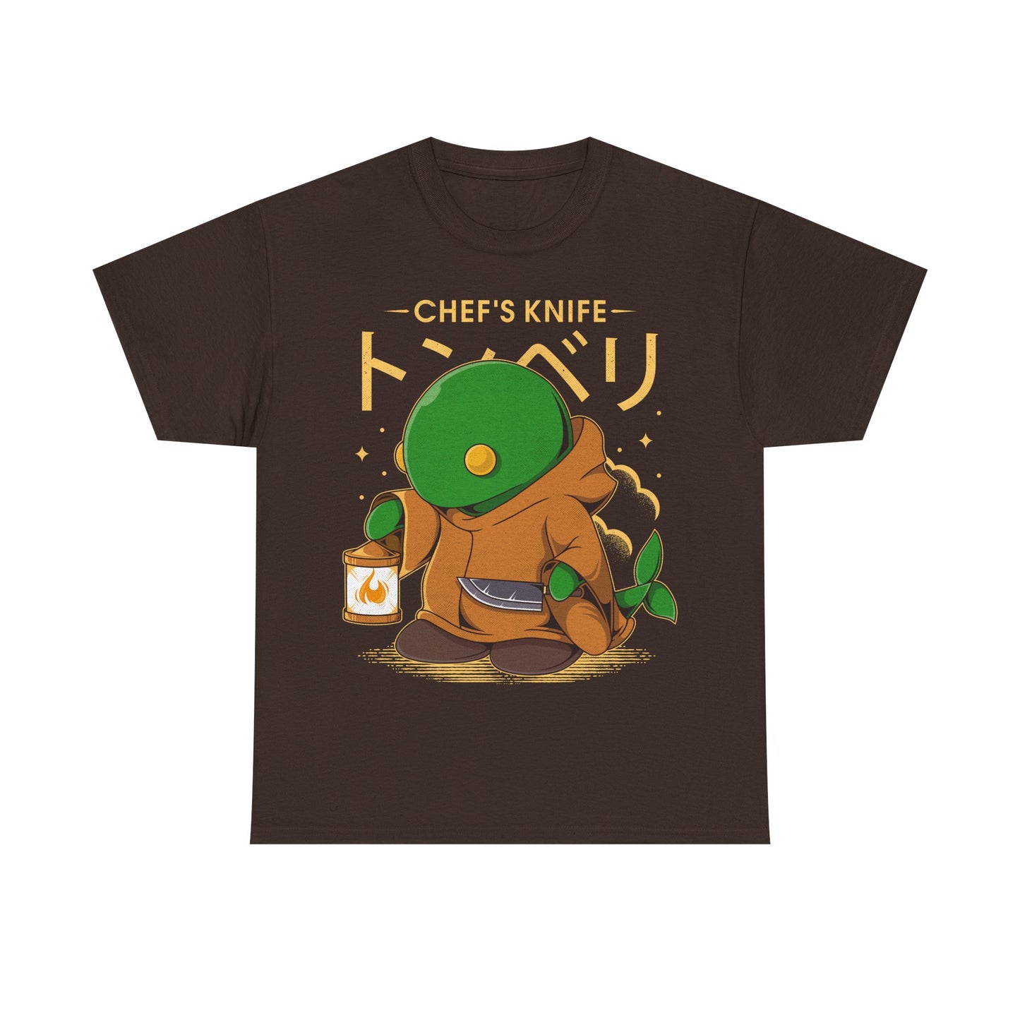 Gamer T-shirt inspired by Tonberry from Final Fantasy video games using Chef's Knife skill. Perfect shirt for Final Fantasy video games fans (Final Fantasy VII, Final Fantasy VII Rebirth, Final Final Fantasy XIV, FFXIV, FF14, FFVII, Final Fantasy VIII, Final Fantasy IX).

cloud strife t-shirt, aerith gainsborough t-shirt, final fantasy vii rebirth t-shirt, barret wallace t-shirt, red xiii, red xiii t-shirt, nanaki, nanaki t-shirt, final fantasy clothing, final fantasy tonberry t-shirt, final fantasy shirt