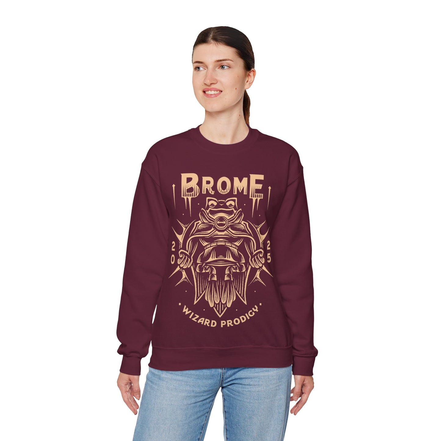 Brome Wizard Prodigy Absolum Roguelite Video Game Unisex Crewneck Sweatshirt