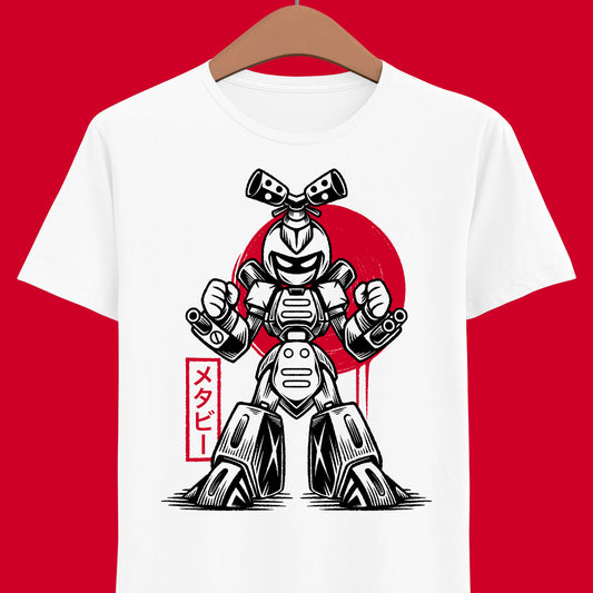 Gamer t-shirt design inspired by Metabee from Medabots anime manga & video games in japanese sumi-e art style.

metabee, medabots, metabee medabots t-shirt, metabee medabots anime manga t-shirt, metabee medabots video games t-shirt, metabee kabuto type robot medabots t-shirt, anime & manga, retro anime & manga merch, anime & manga nostalgia t-shirt, nostalgia cartoons t-shirt, 90s anime medabots t-shirt, anime manga gaming t-shirt, 90s gaming merch, 90s video games t-shirt, metabee medabots