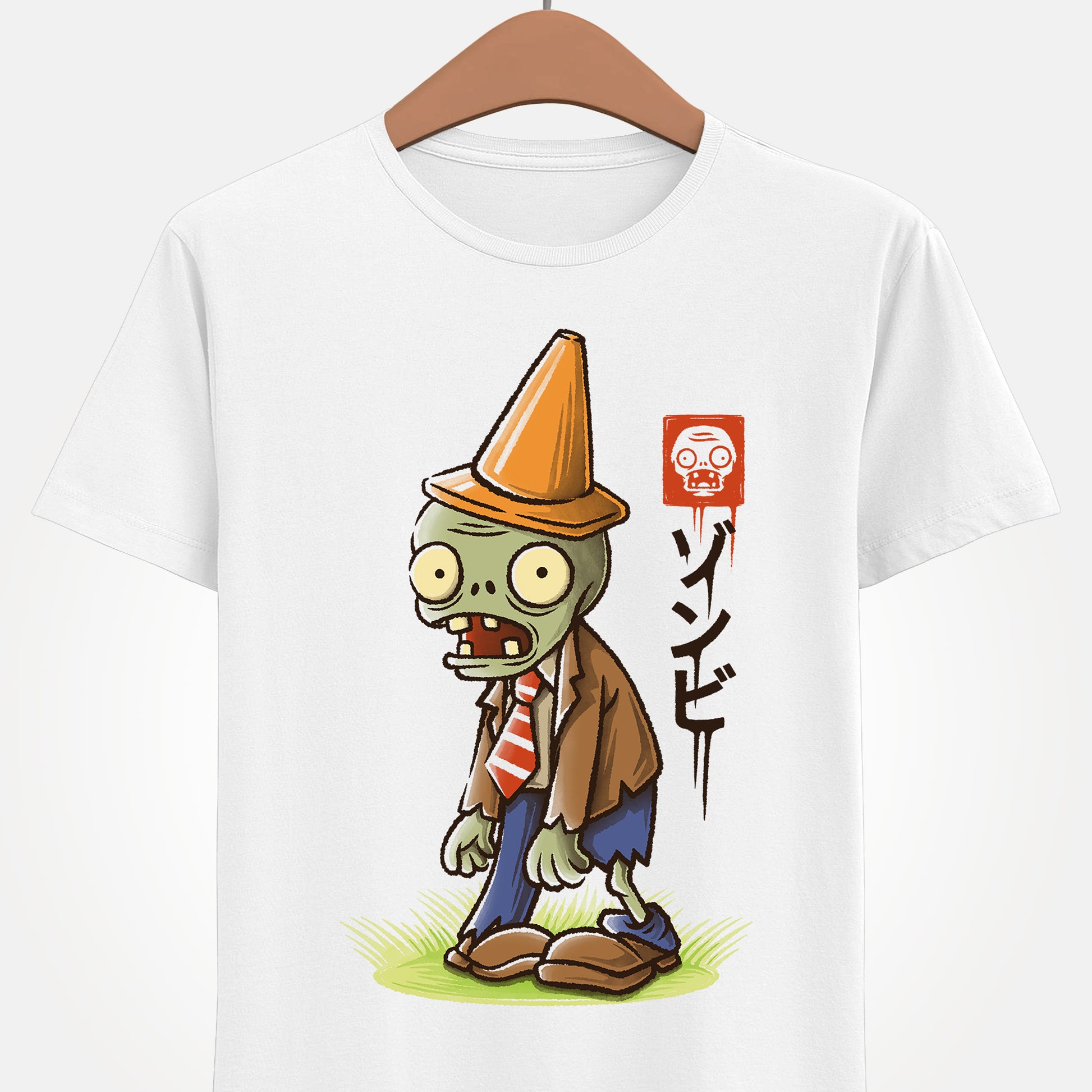 Gamer t-shirt inspired in conehead zombie from Plants vs Zombies - pvz video games.

pvz video game t-shirt, plants vs zombies gaming t-shirt, plants vs zombies garden warfare t-shirt, plants vs zombies 3 t-shirt, plants vs zombies battle for neighborville t-shirt, plants vs zombies replanted t-shirt, pvz garden warfare 2 t-shirt, gaming, gamer, video games, pvz video games merch, pvzgw2 t-shirt, pvz crazy dave t-shirt, plants vs zombies replanted merch, plants vs zombies conehead zombie t-shirt