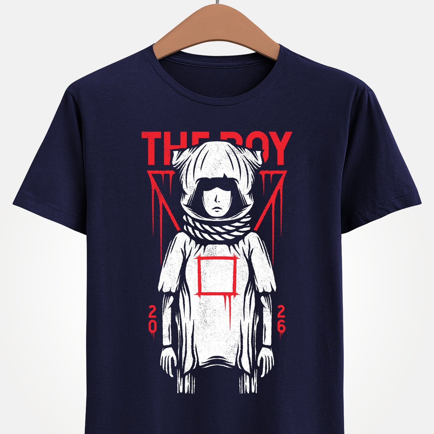 Reanimal The Boy graphic t-shirt inspired by the indie psychological horror video game. Featuring the main protagonist in a dark cinematic horror art style, this unisex gamer shirt captures the eerie atmosphere, survival tension, and disturbing aesthetic that define Reanimal. Ideal indie horror merch for fans of atmospheric storytelling, character-driven horror games, and dark fantasy video game designs. Reanimal horror video game merch t-shirt inspried by The Boy, the brother of The Girl.