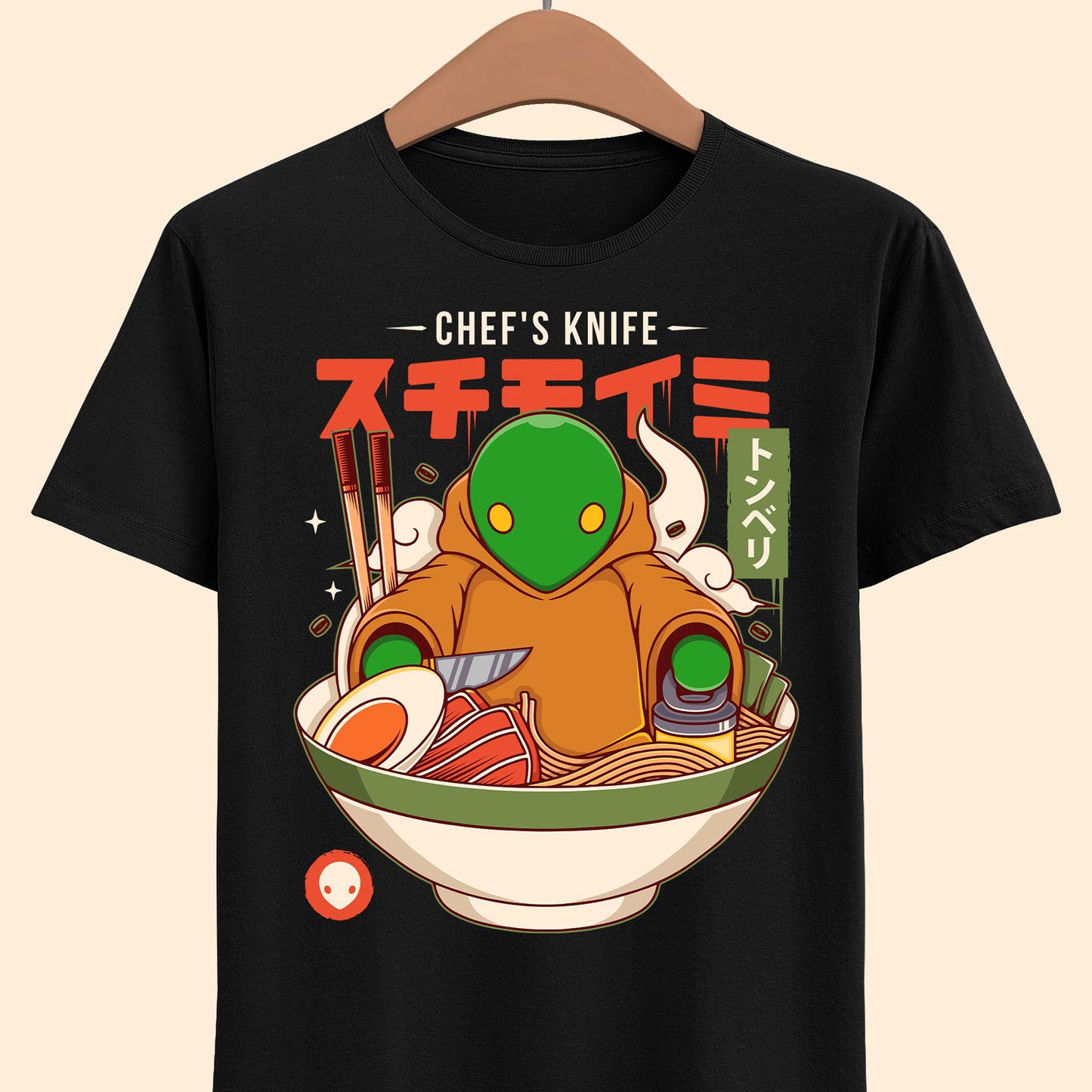 Chef's Knife Tonberry Ramen Japanese Food Unisex T-shirt