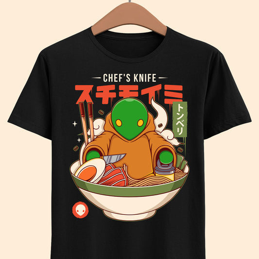 Chef's Knife Tonberry Ramen Japanese Food Unisex T-shirt