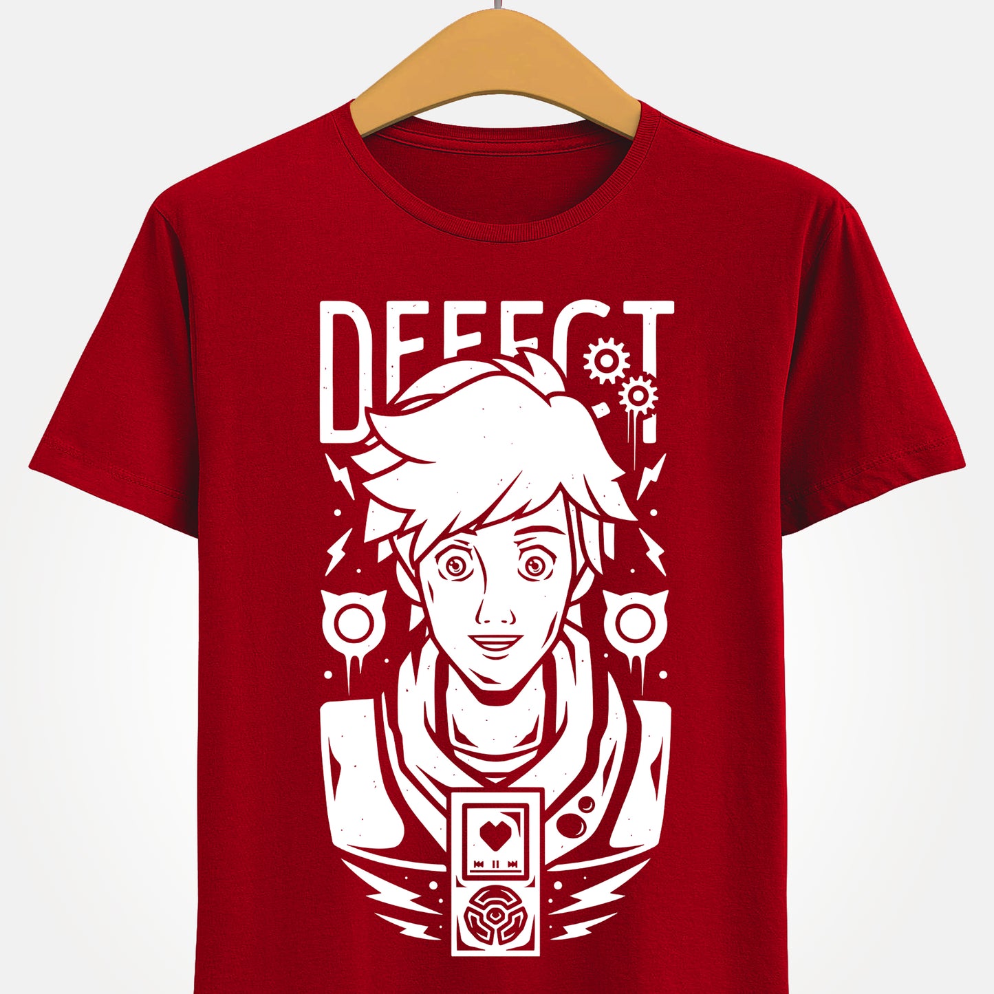 High-quality T-shirt featuring Chai from Hi-Fi Rush in a dynamic anime-inspired pose. The colorful design highlights the game’s vibrant rhythm-action style, making it perfect for fans of stylish character art and modern gaming aesthetics. Soft, unisex cotton tee ideal for gamers, collectors, and anyone who loves unique video game merchandise. A standout piece for Hi-Fi Rush fans and rhythm-game enthusiasts. hi-fi rush video game t-shirt, hi-fi rush chai t-shirt, hi-fi rush gaming tee